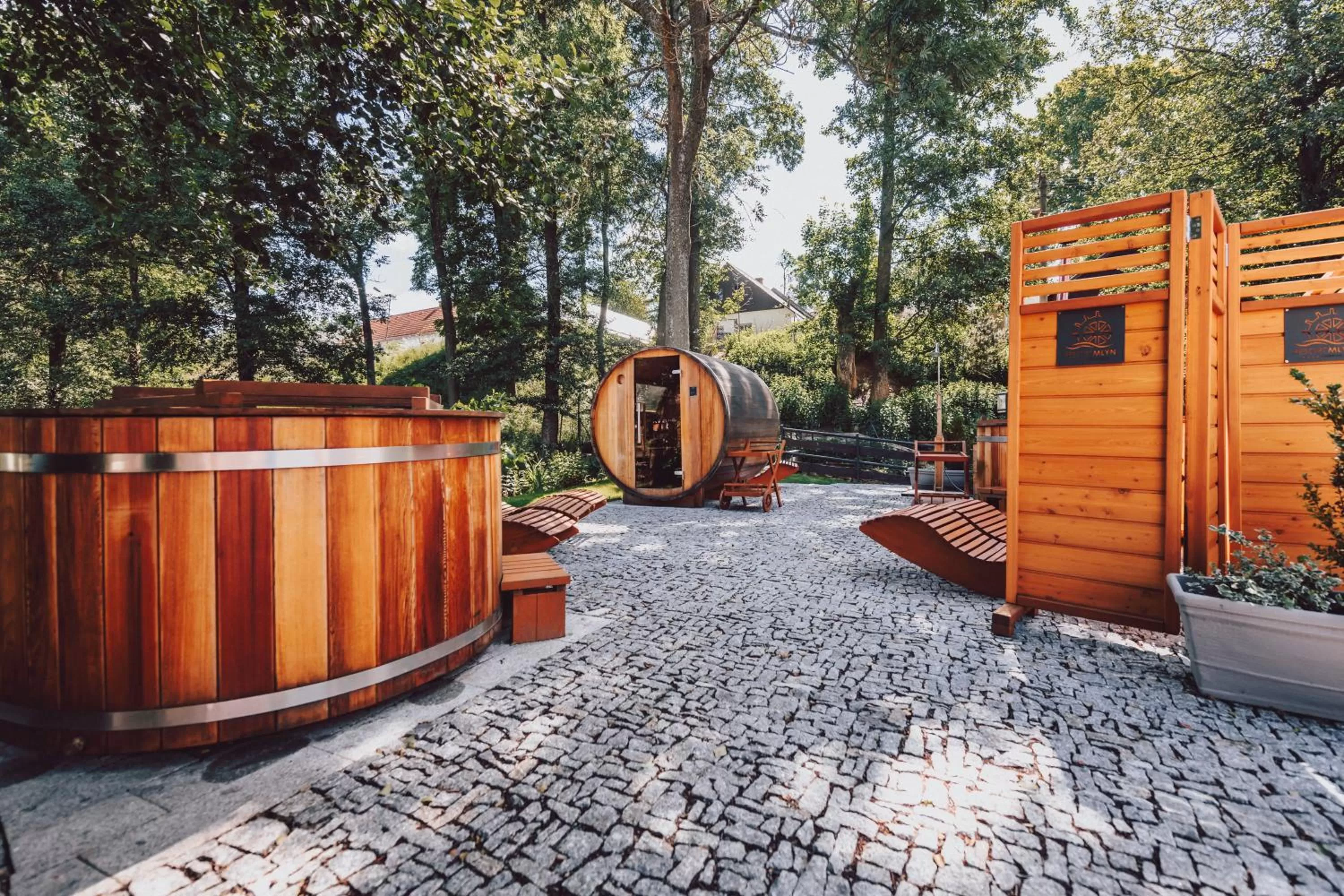 Hot Tub, Spa/Wellness in Resort Mlýn Černovice