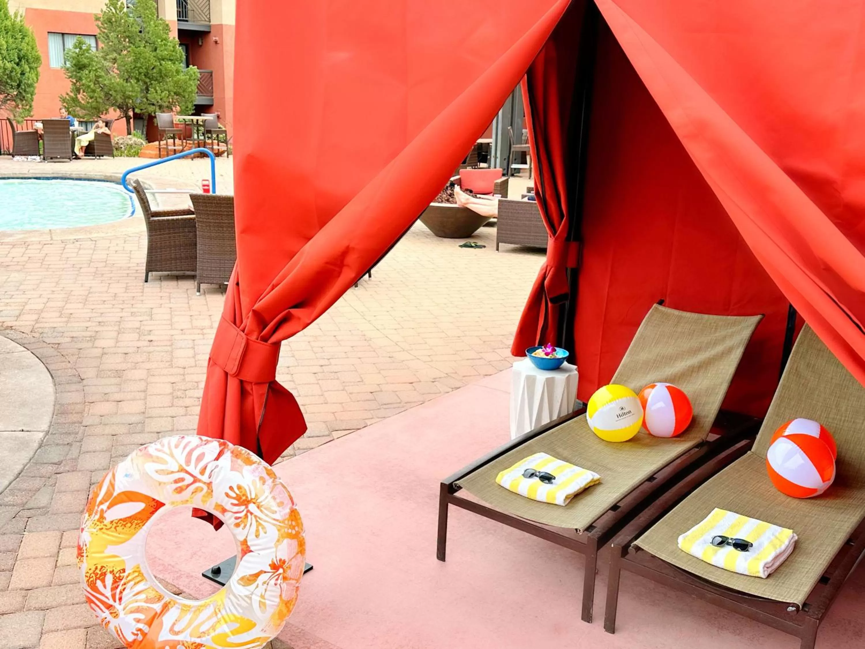 Pool view in Hilton Sedona Resort at Bell Rock