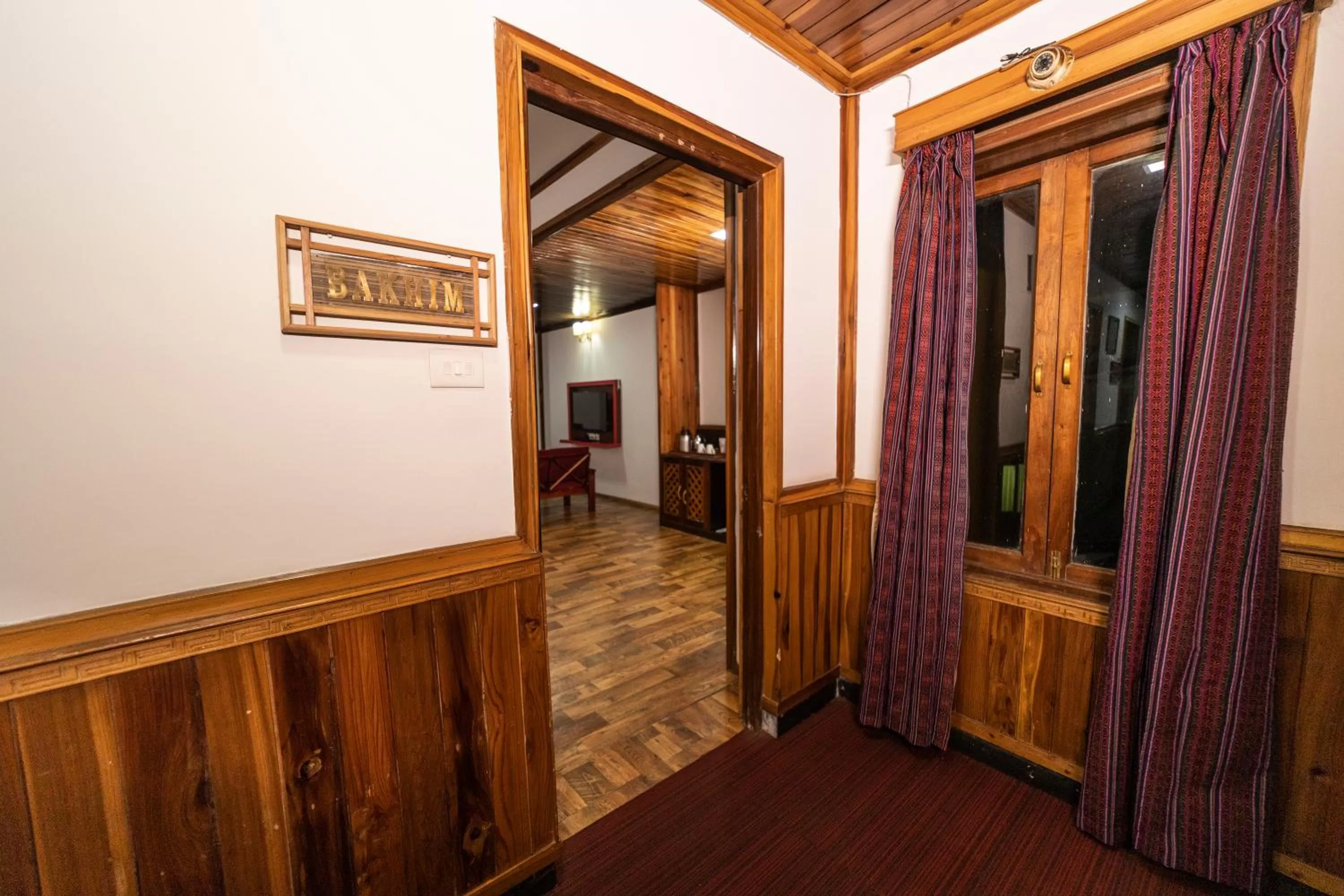 Facade/entrance in Yangthang Heritage