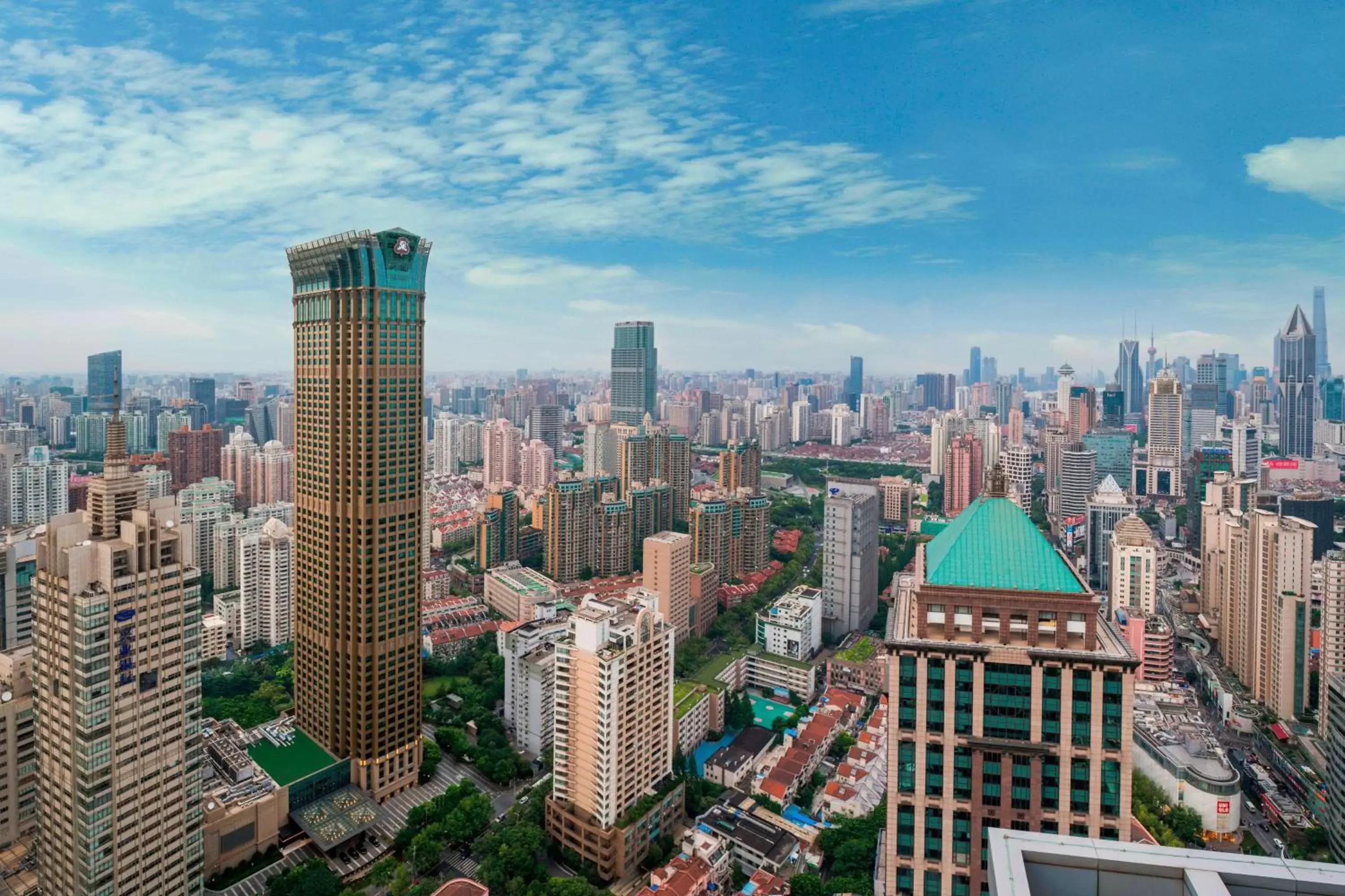 Property building, Bird's-eye View in The St. Regis Shanghai Jingan