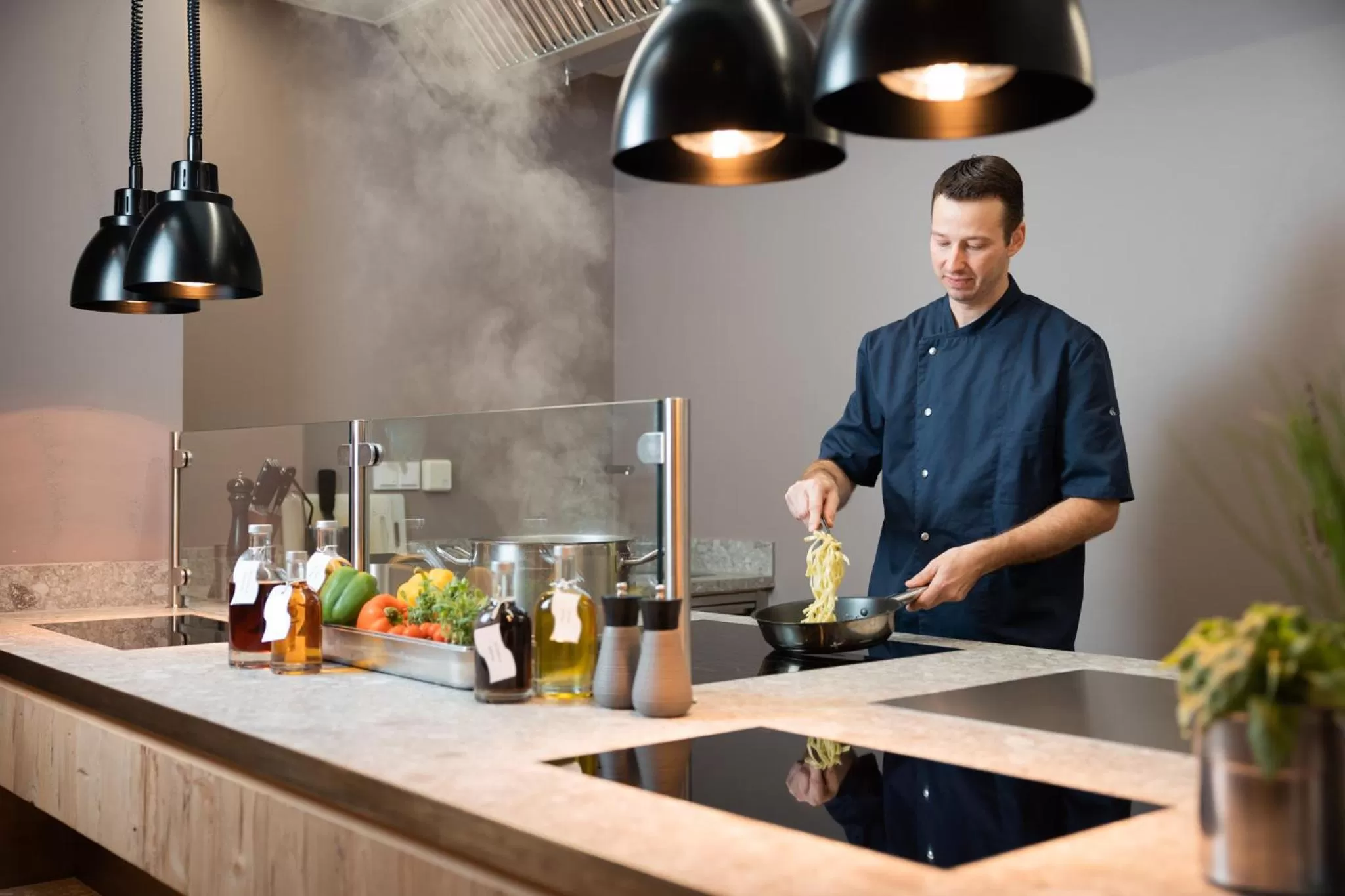 Kitchen or kitchenette in Hotel Kristall - Adults only