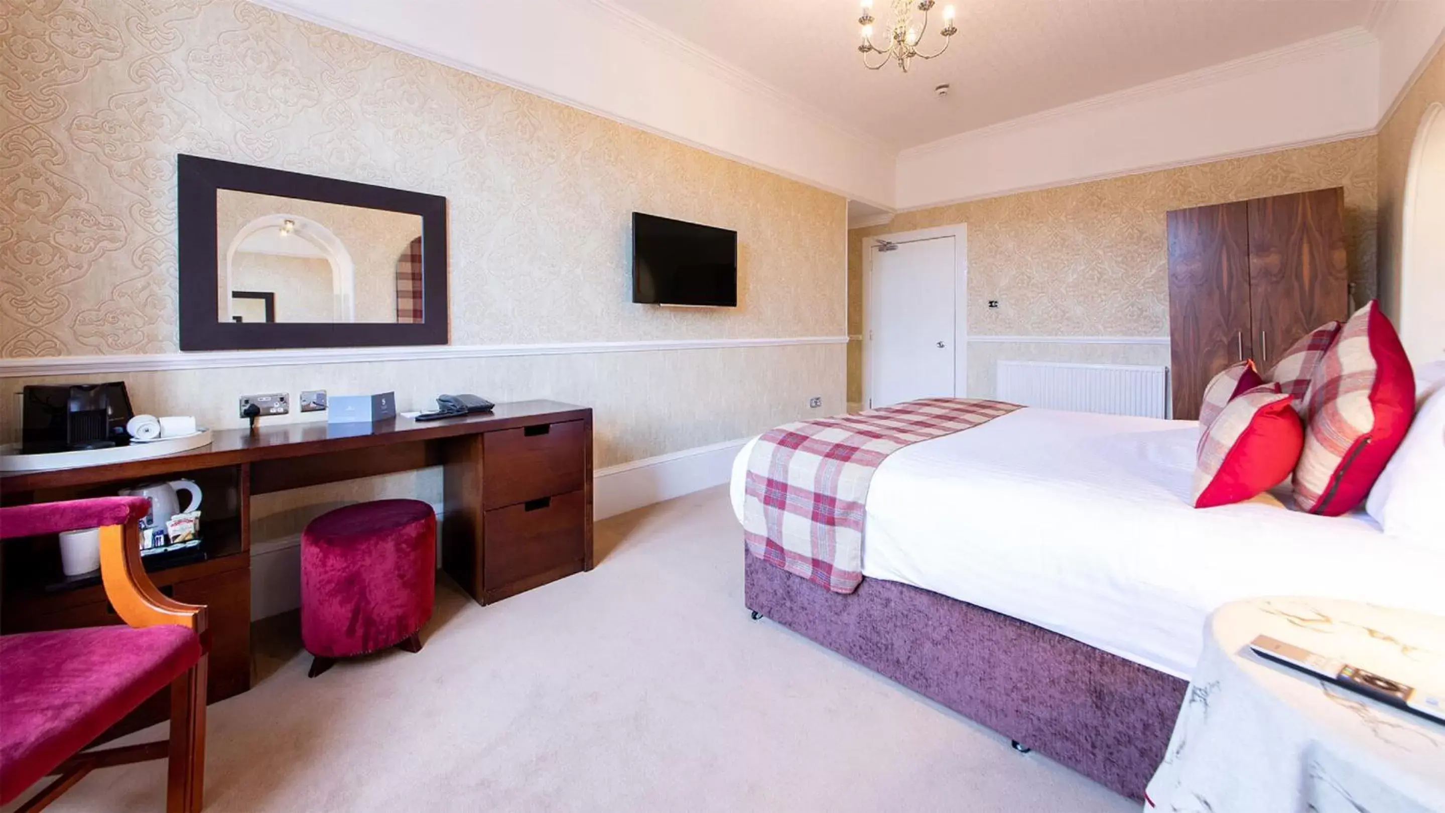 Bedroom in Scotland's Spa Hotel