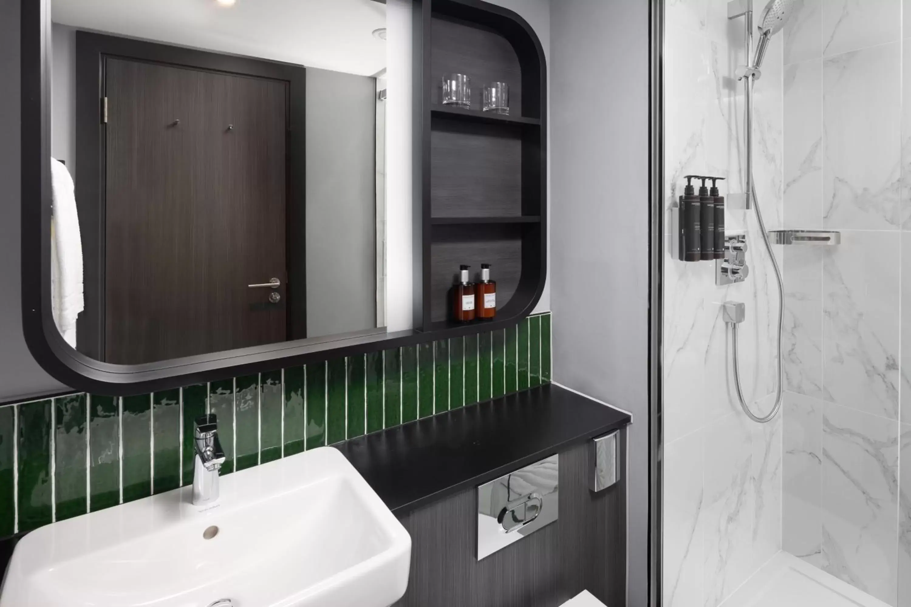 Bathroom in Residence Inn by Marriott Manchester Piccadilly