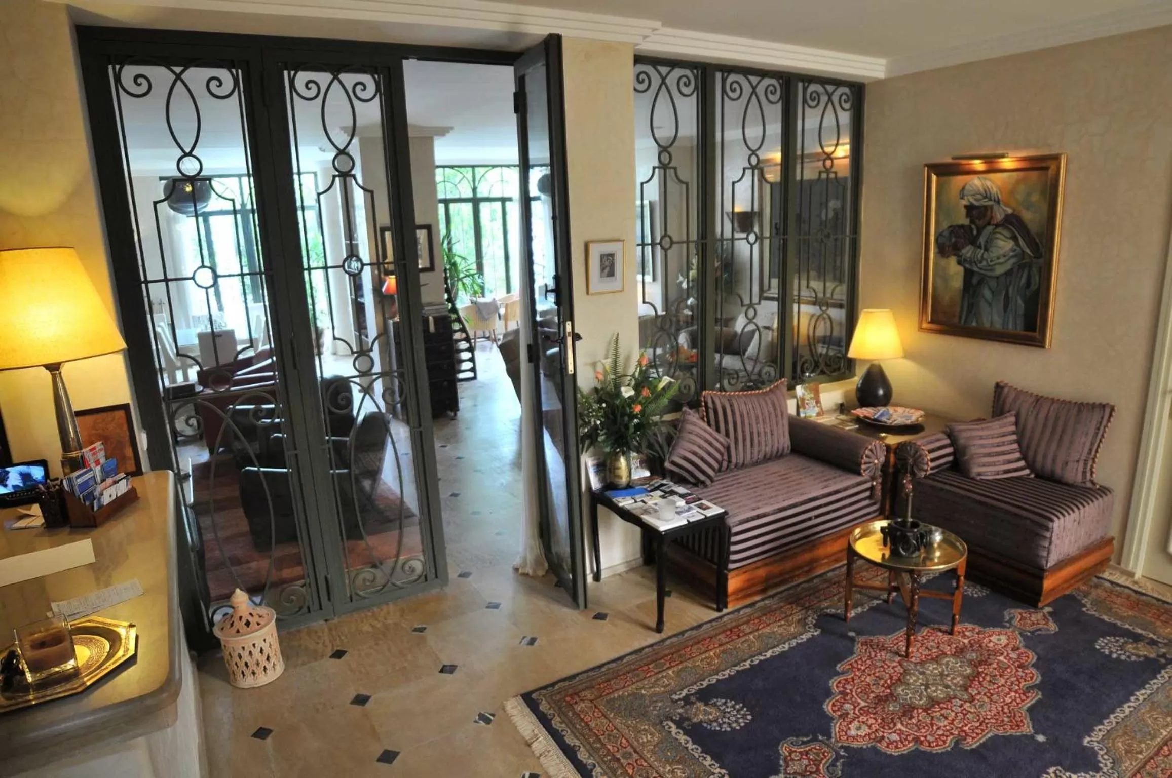 Lobby or reception in La Maison de Tanger