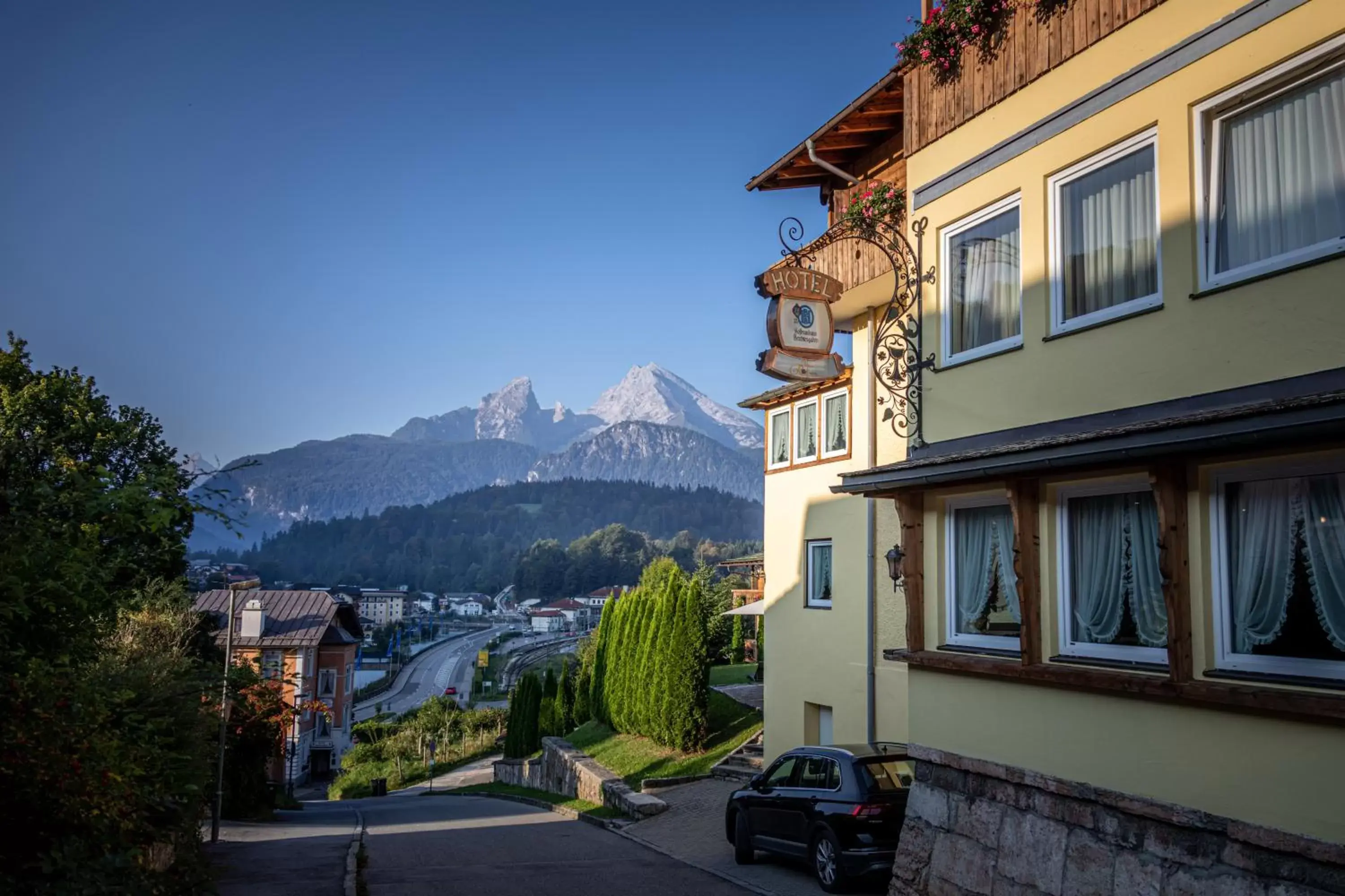 Property building, Mountain View in Hotel AlpinaRos