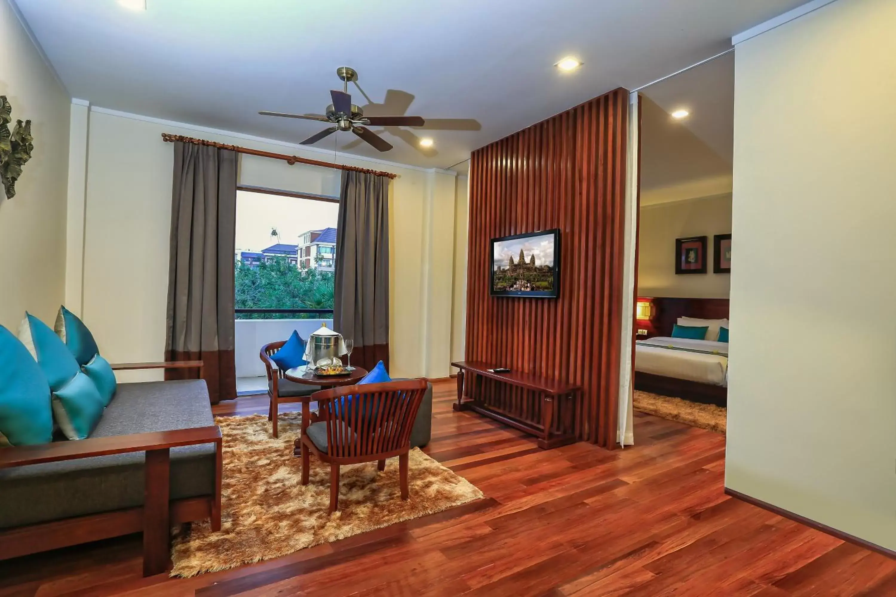 Living room, Seating Area in Lotus Blanc Resort