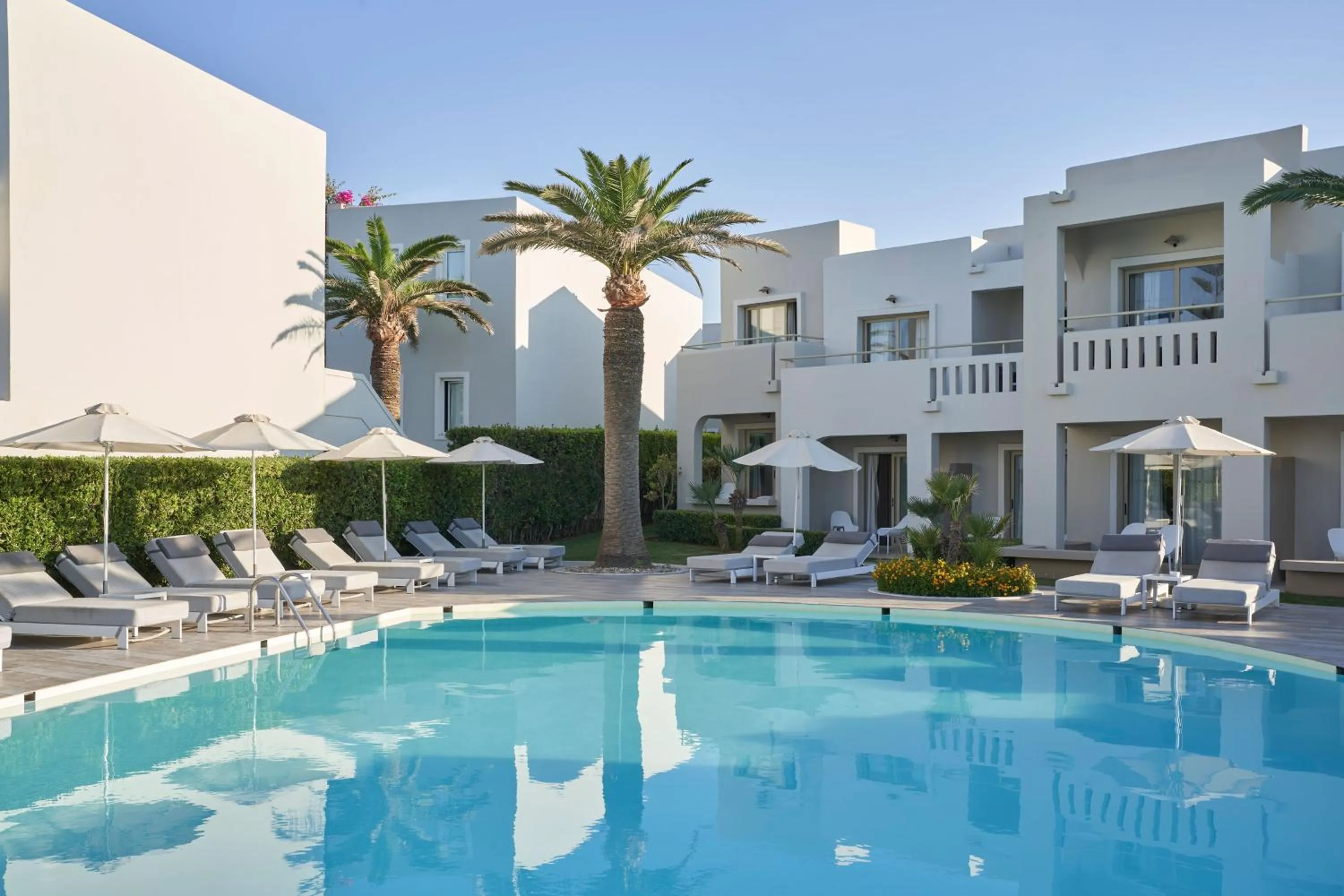 Swimming pool in Atlantica Amalthia Beach Hotel - Adults Only