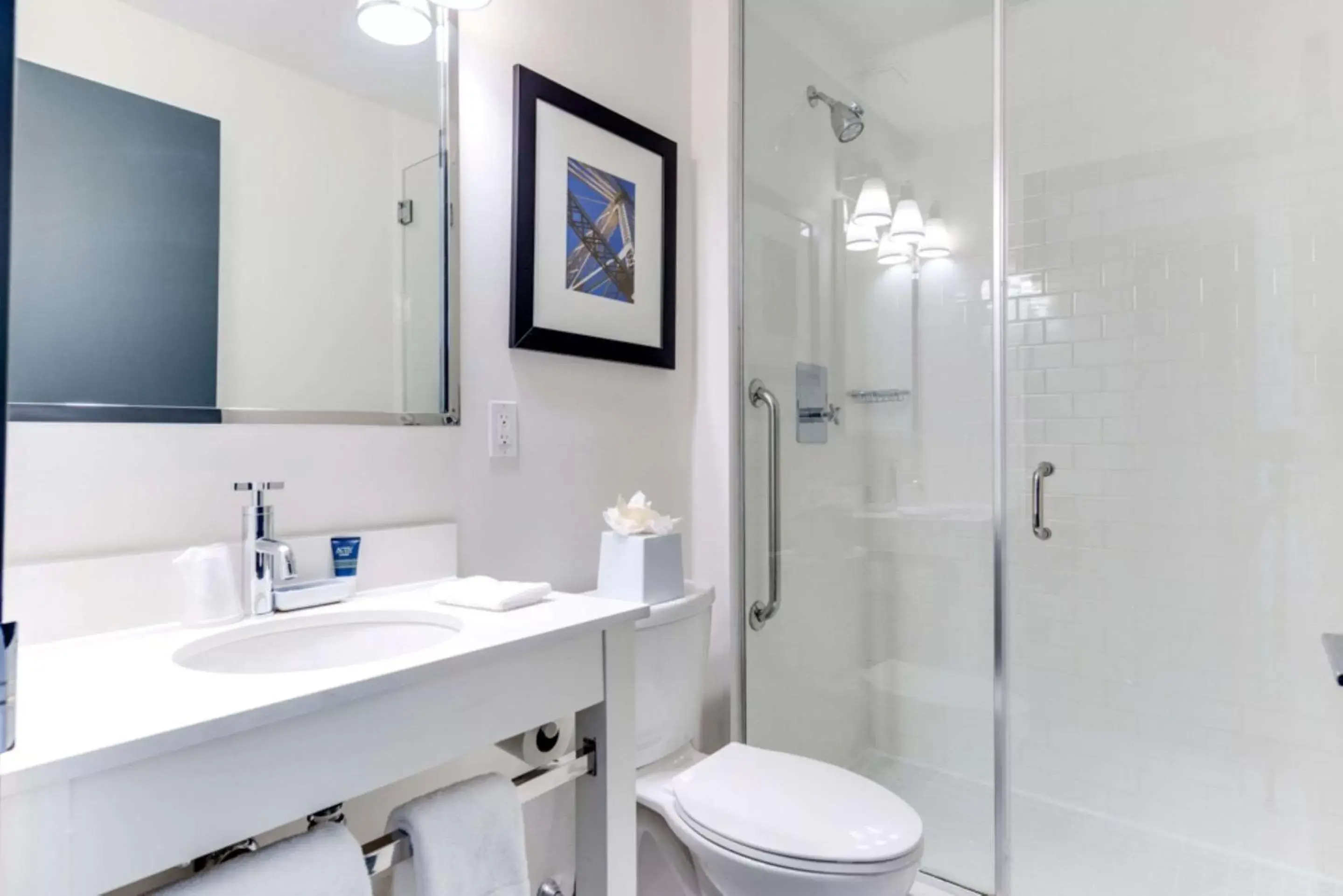 Shower, Bathroom in Vista LIC Hotel, Premier Collection by Best Western