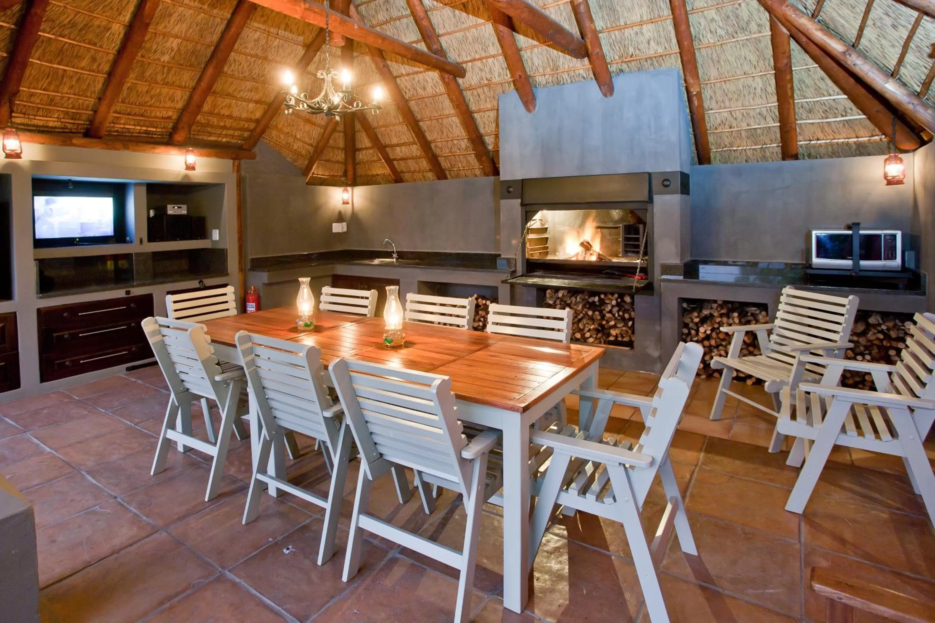 BBQ facilities in Miles B&B Guest House