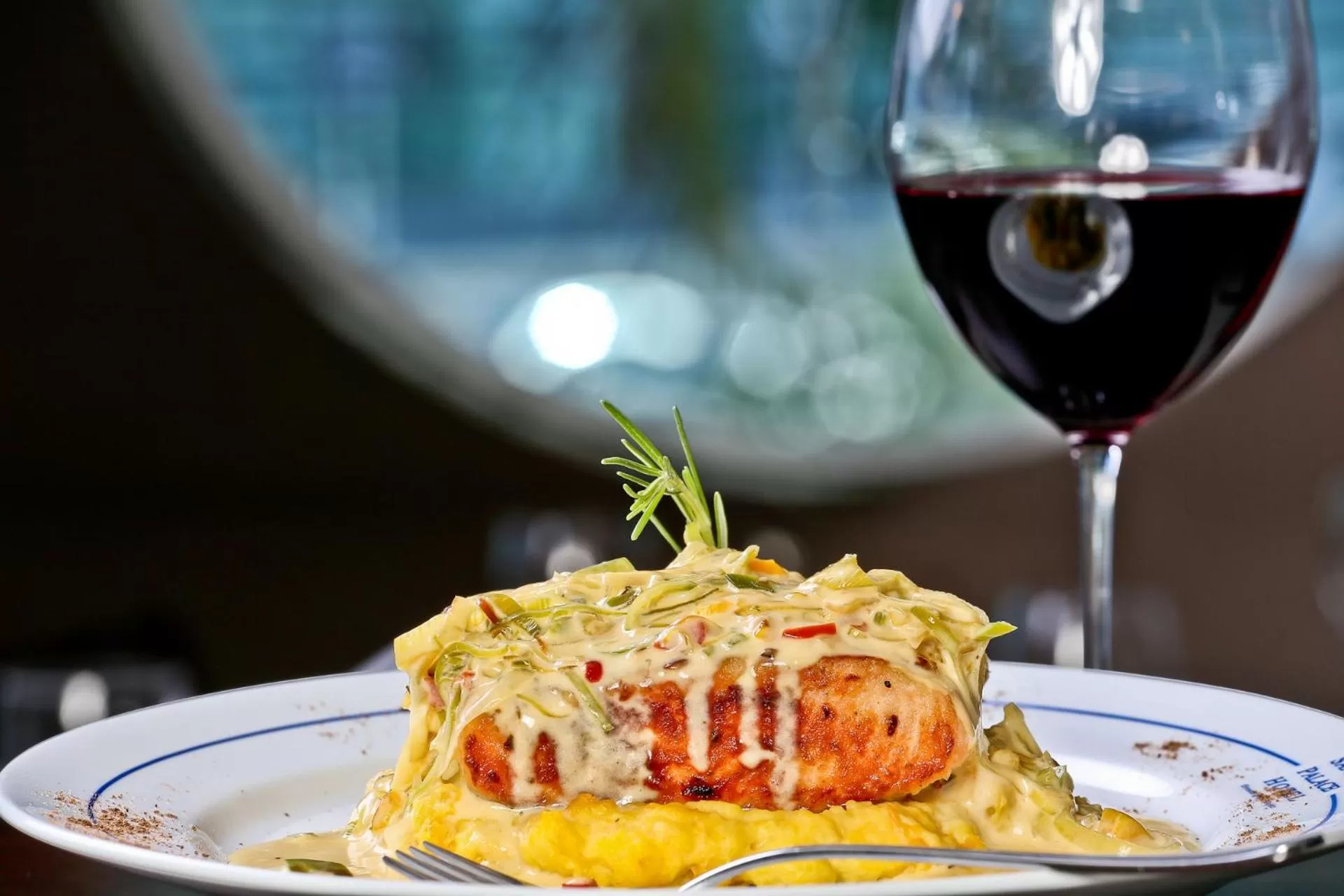 Food close-up in Sandri Palace Hotel