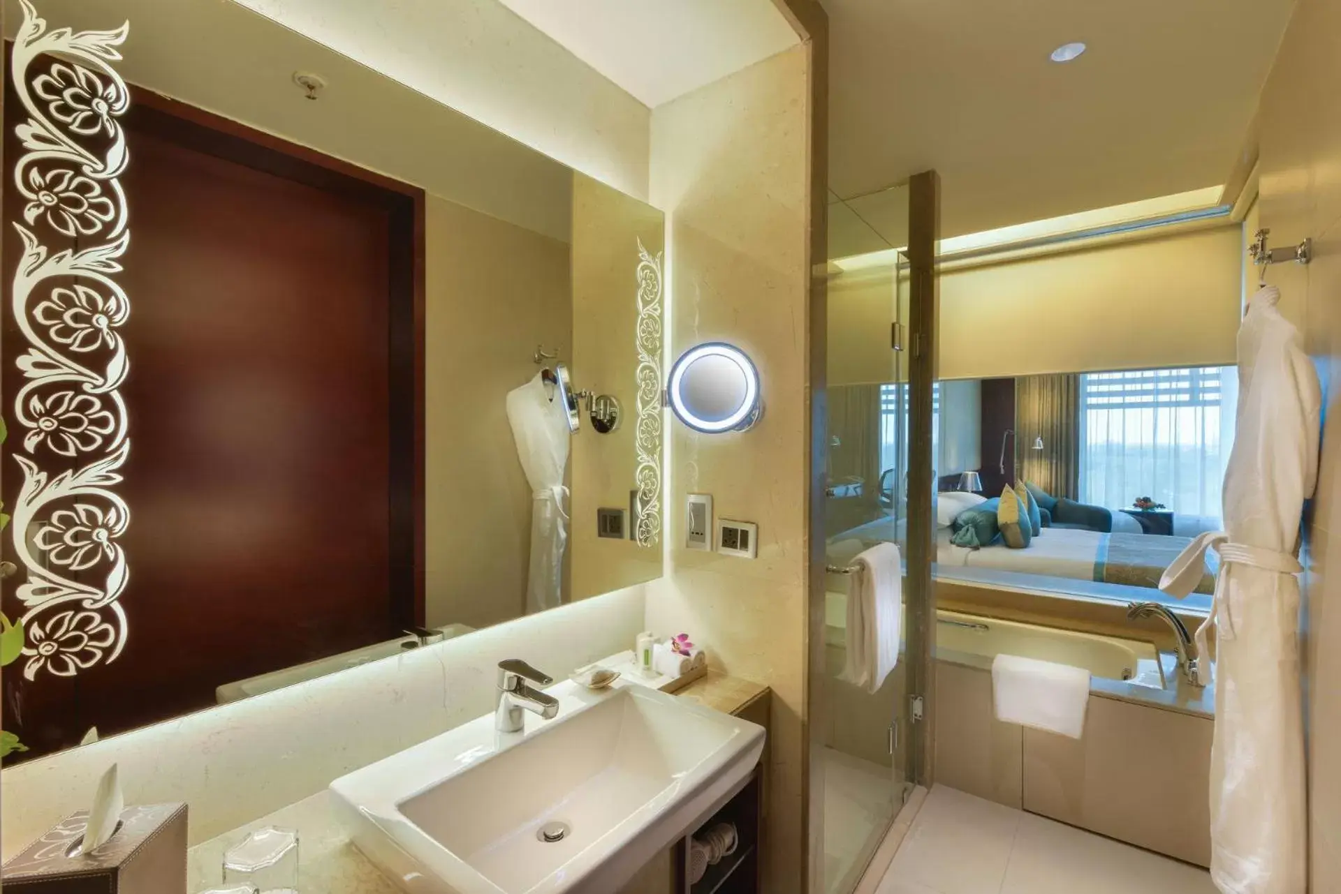 Bathroom in Crowne Plaza Ahmedabad City Centre, an IHG Hotel