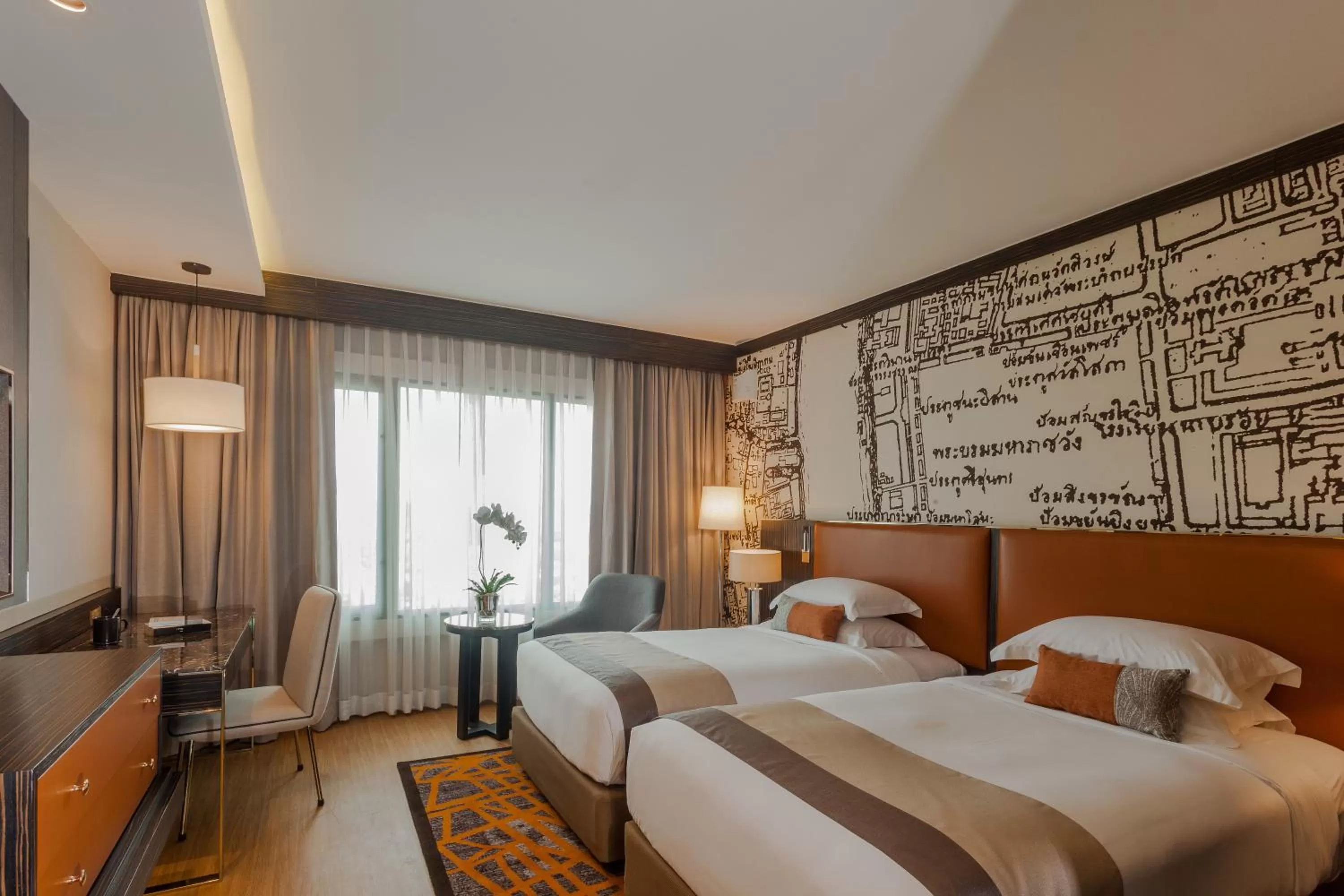 Executive Premier Twin Room in Grand Fortune Hotel Bangkok - SHA Extra Plus
