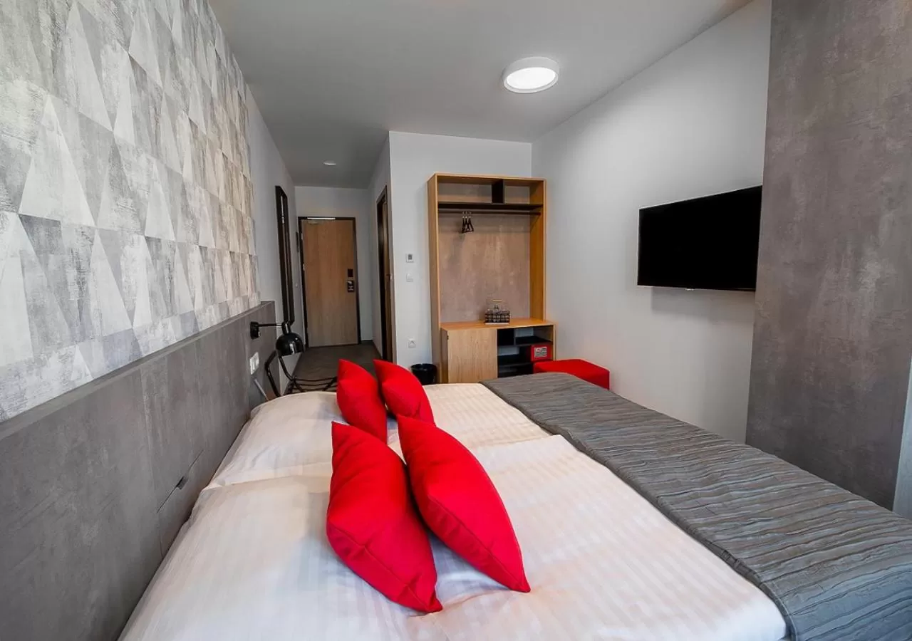 Photo of the whole room, Bed in Urban Ring Hotel