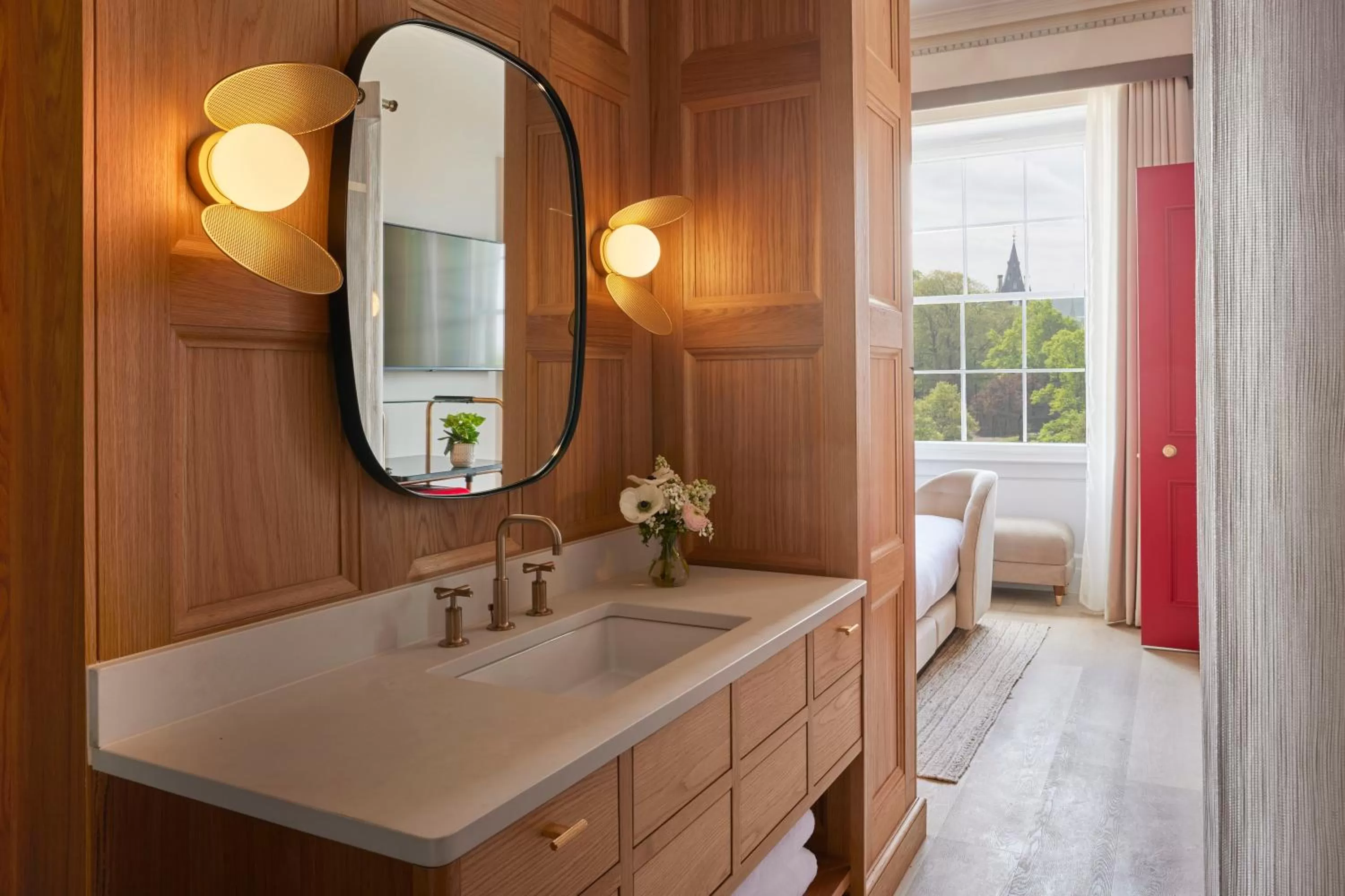 wardrobe in Virgin Hotels Edinburgh