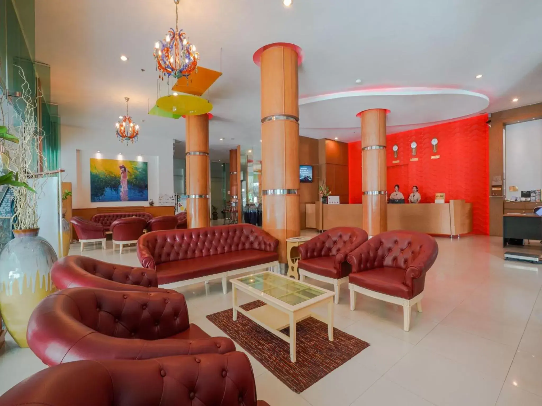 Lobby or reception in Baron Beach Hotel