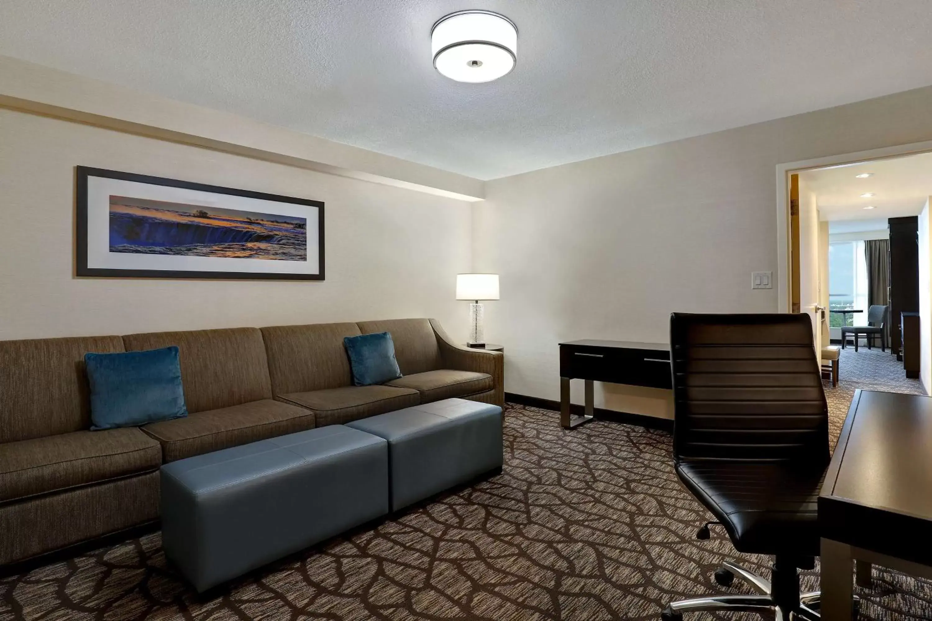 Living room, Seating Area in Embassy Suites by Hilton Niagara Falls/ Fallsview