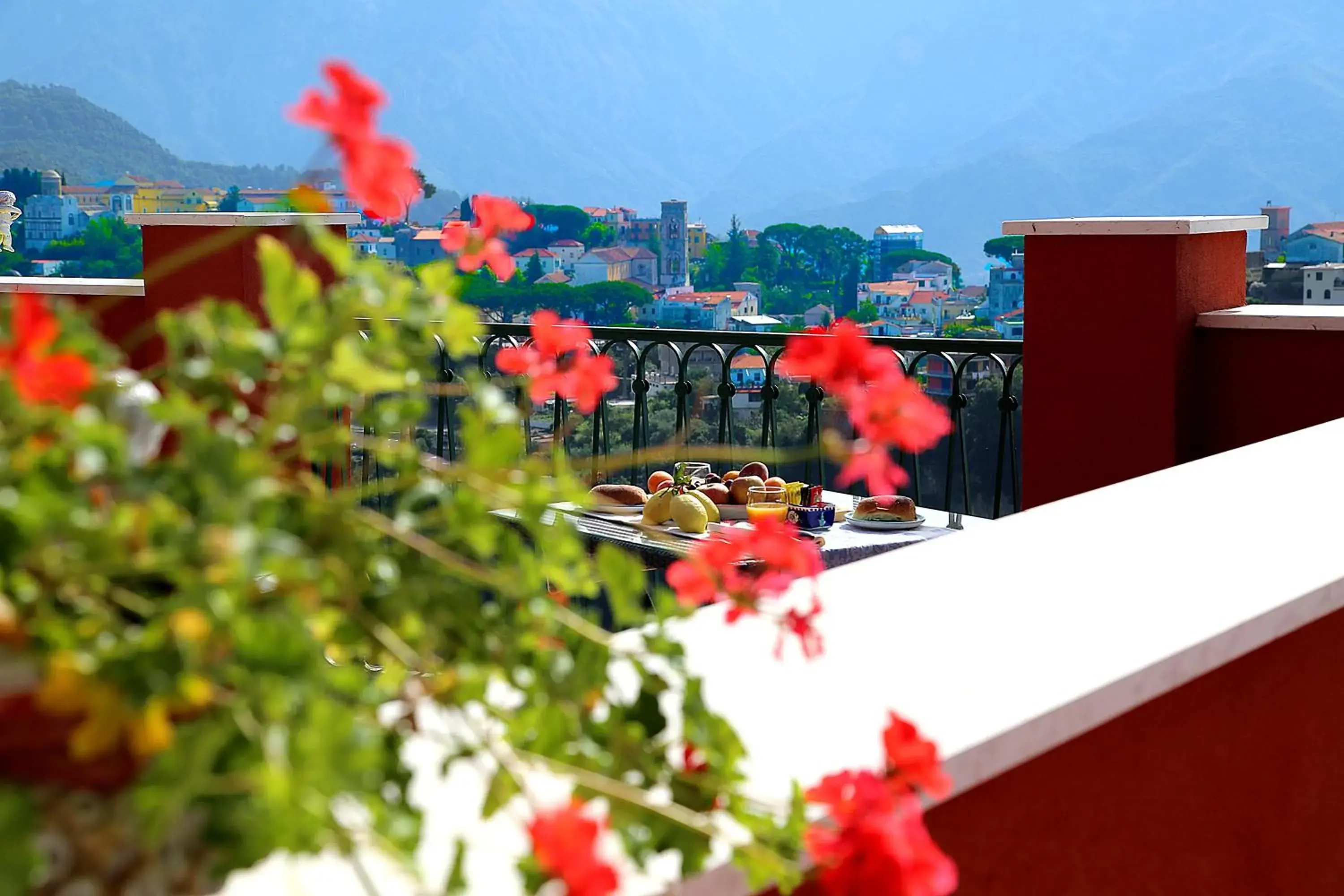 View (from property/room), Balcony/Terrace in Palazzo Pascal