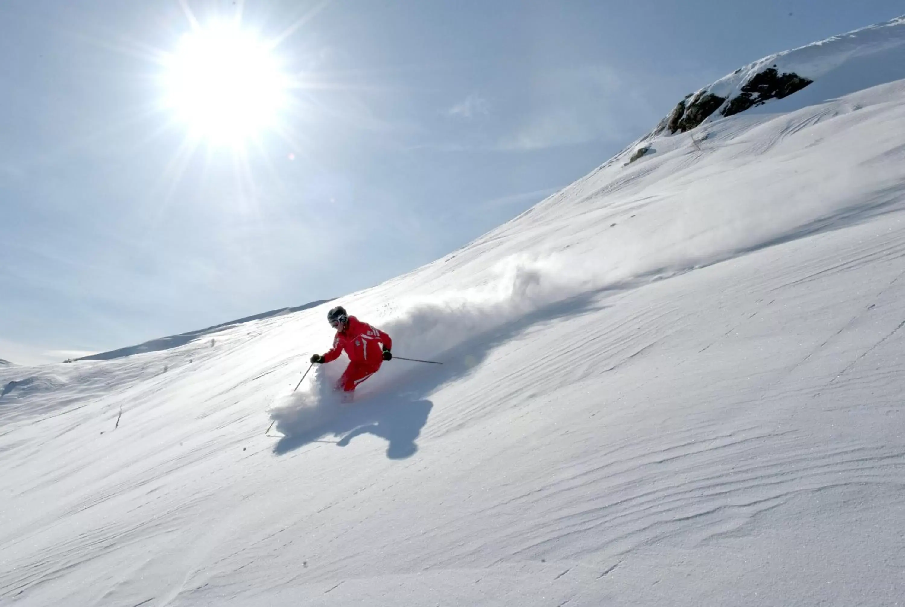 Skiing in Corso am Graben