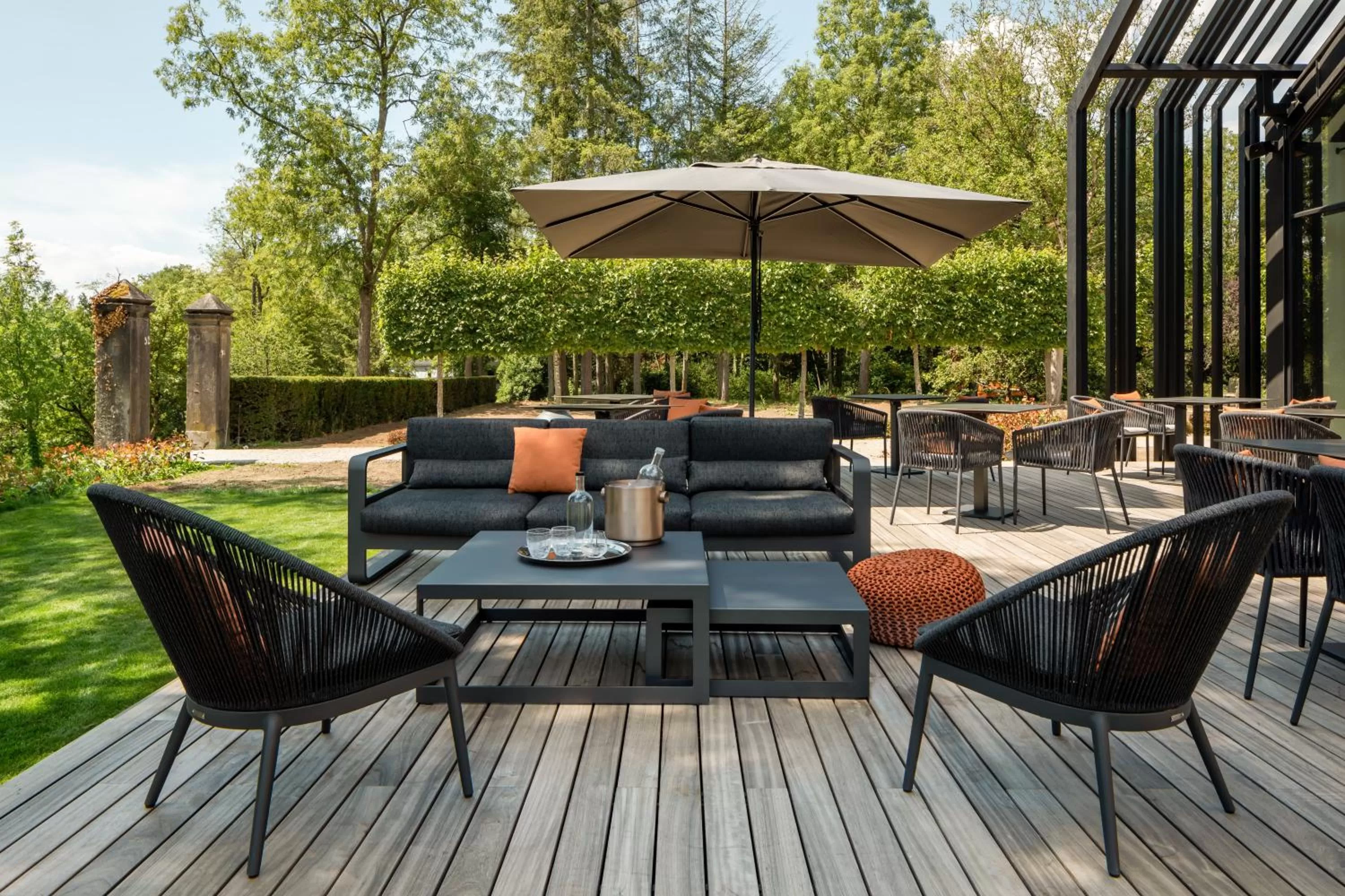 Garden in Château de Vignée