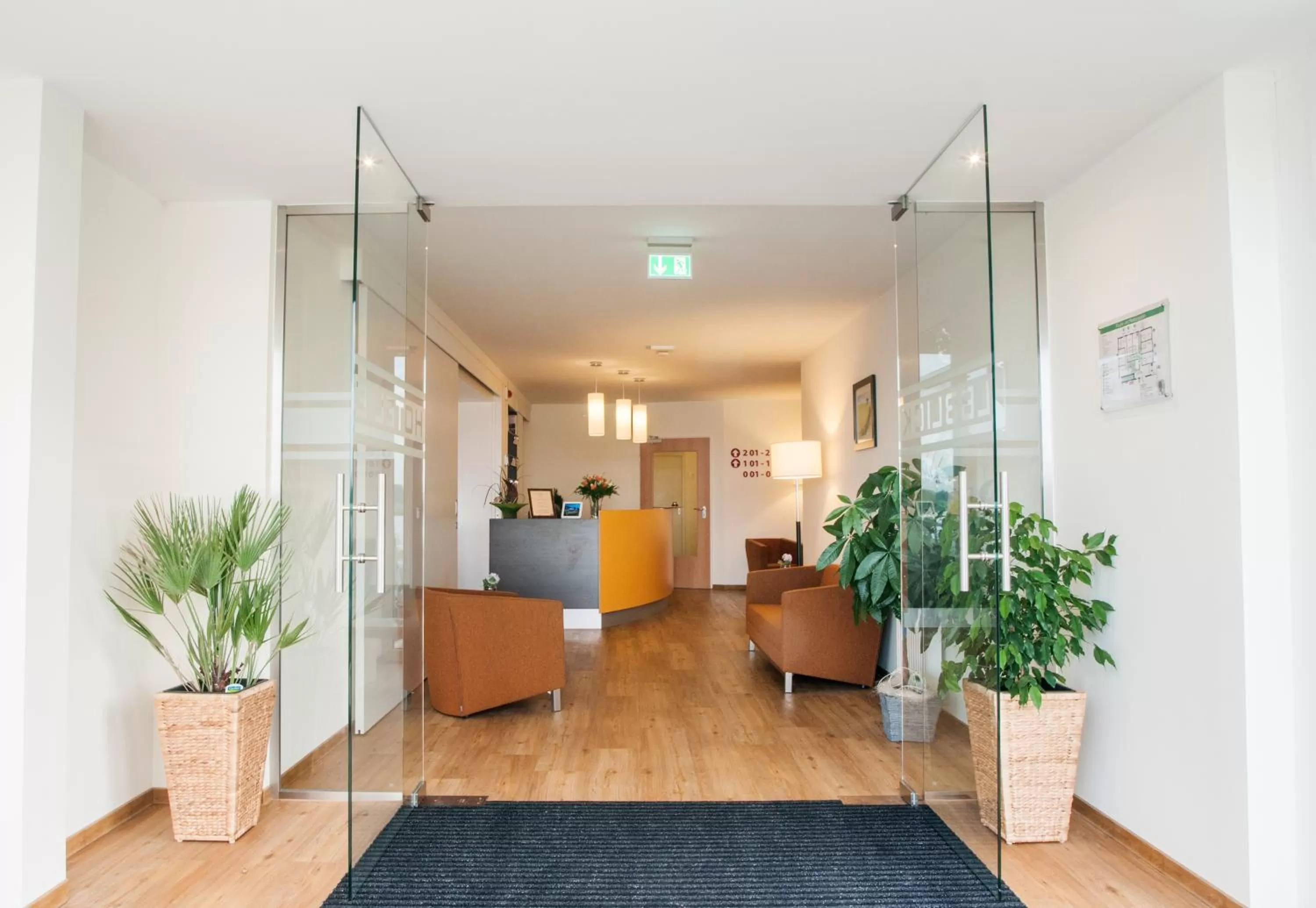 Lobby or reception in Hotel Elbblick Garni