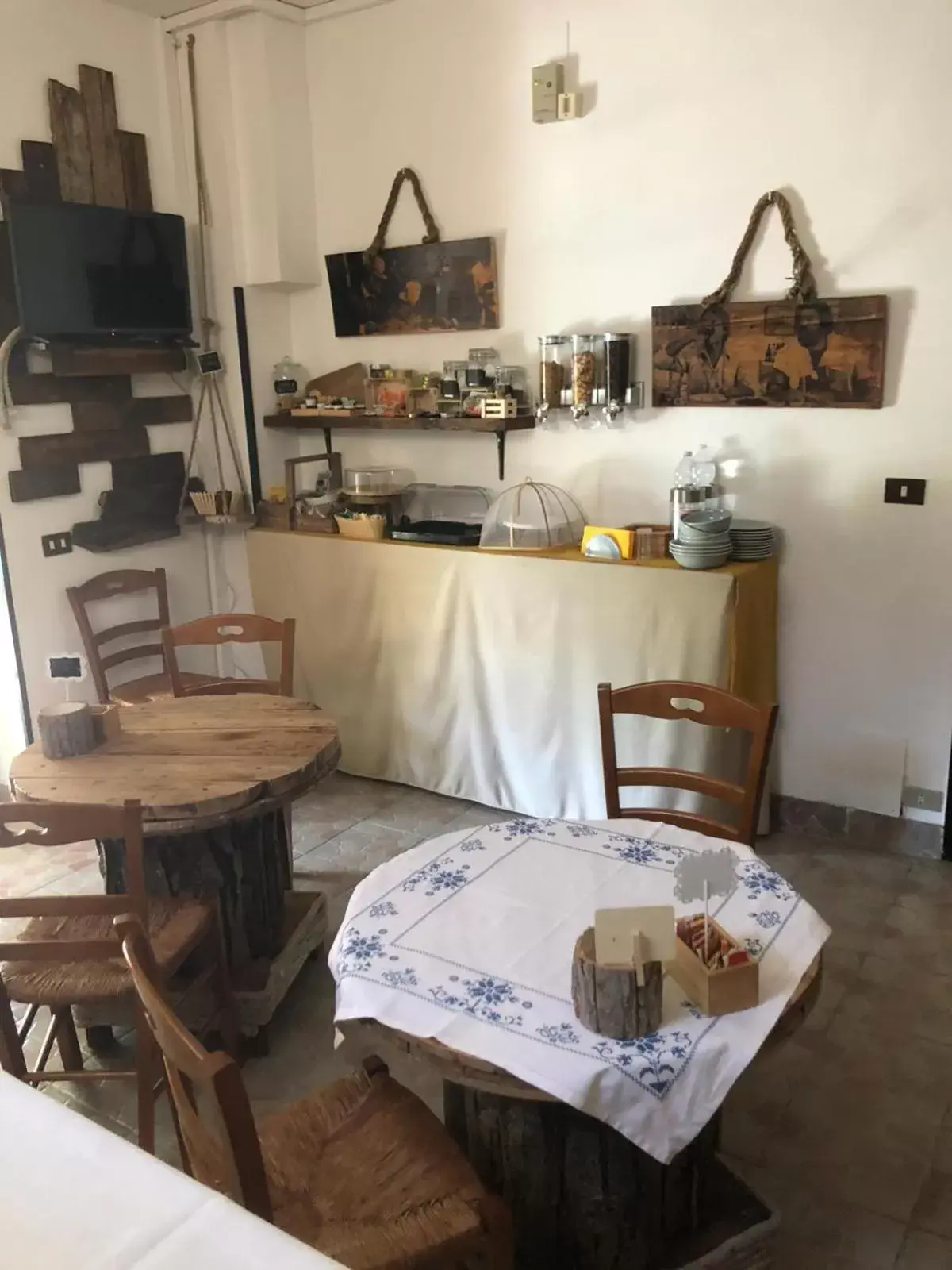 Food and drinks in B&B Il Sognatore