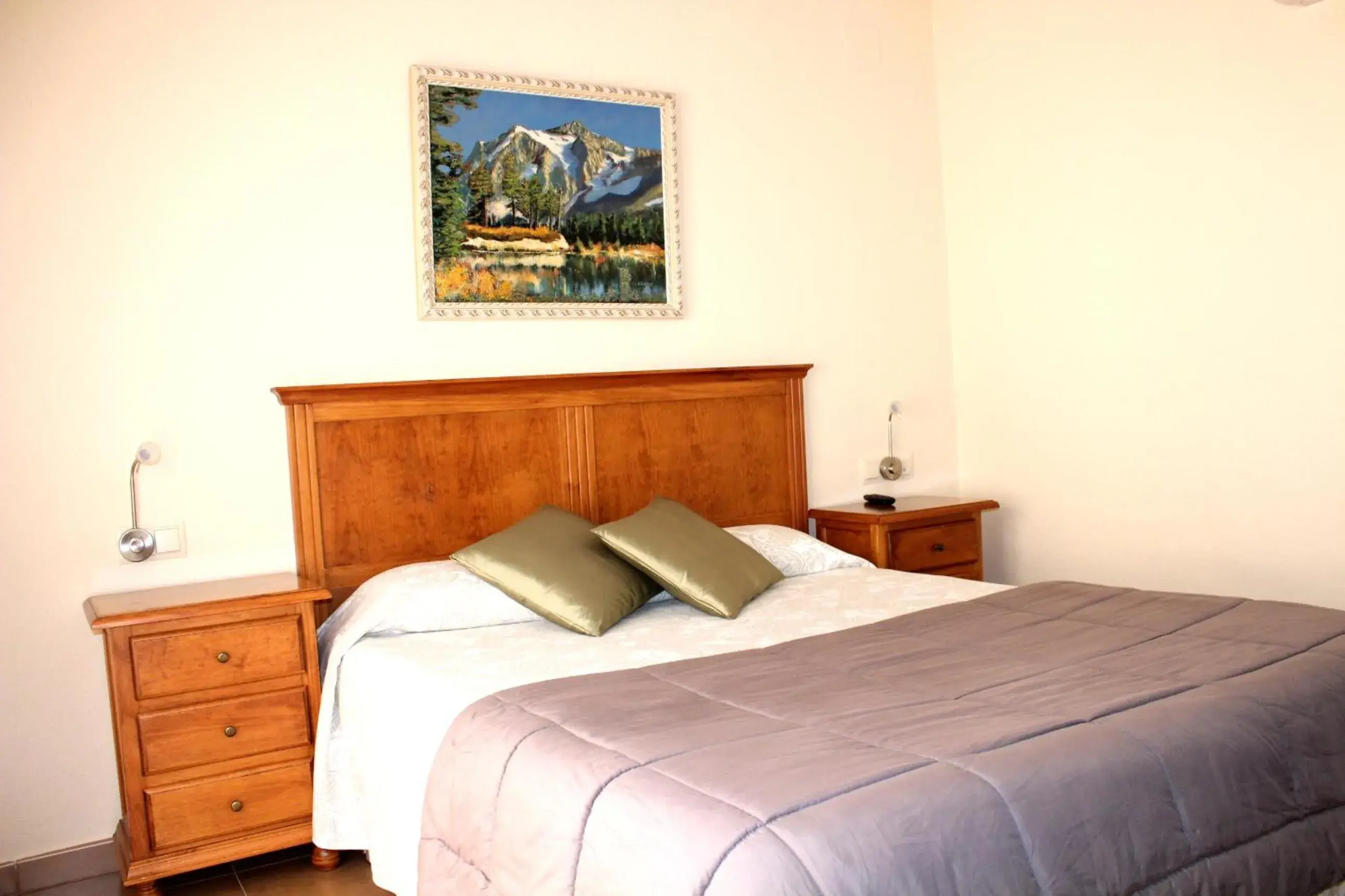 Bed in Hotel Oreneta