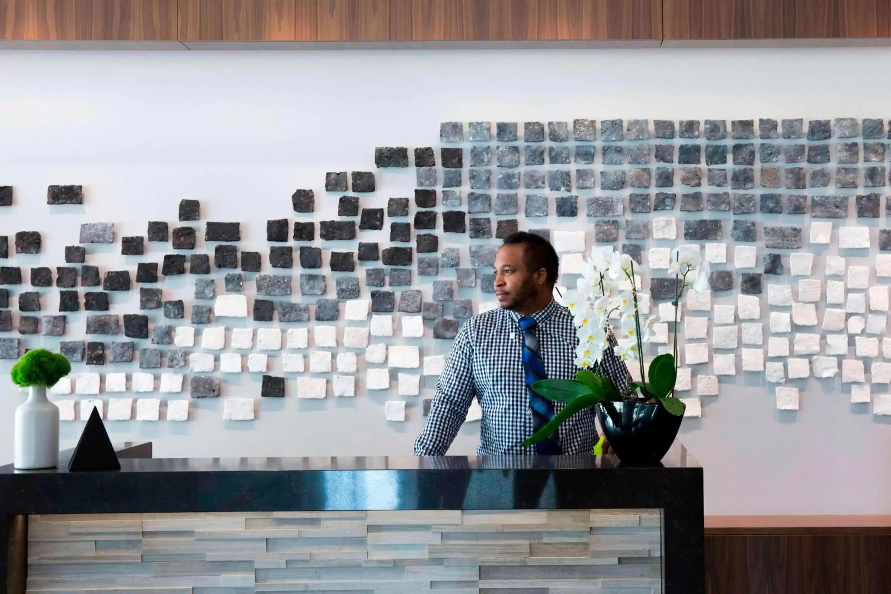 Lobby or reception in AC Hotel by Marriott Madison Downtown