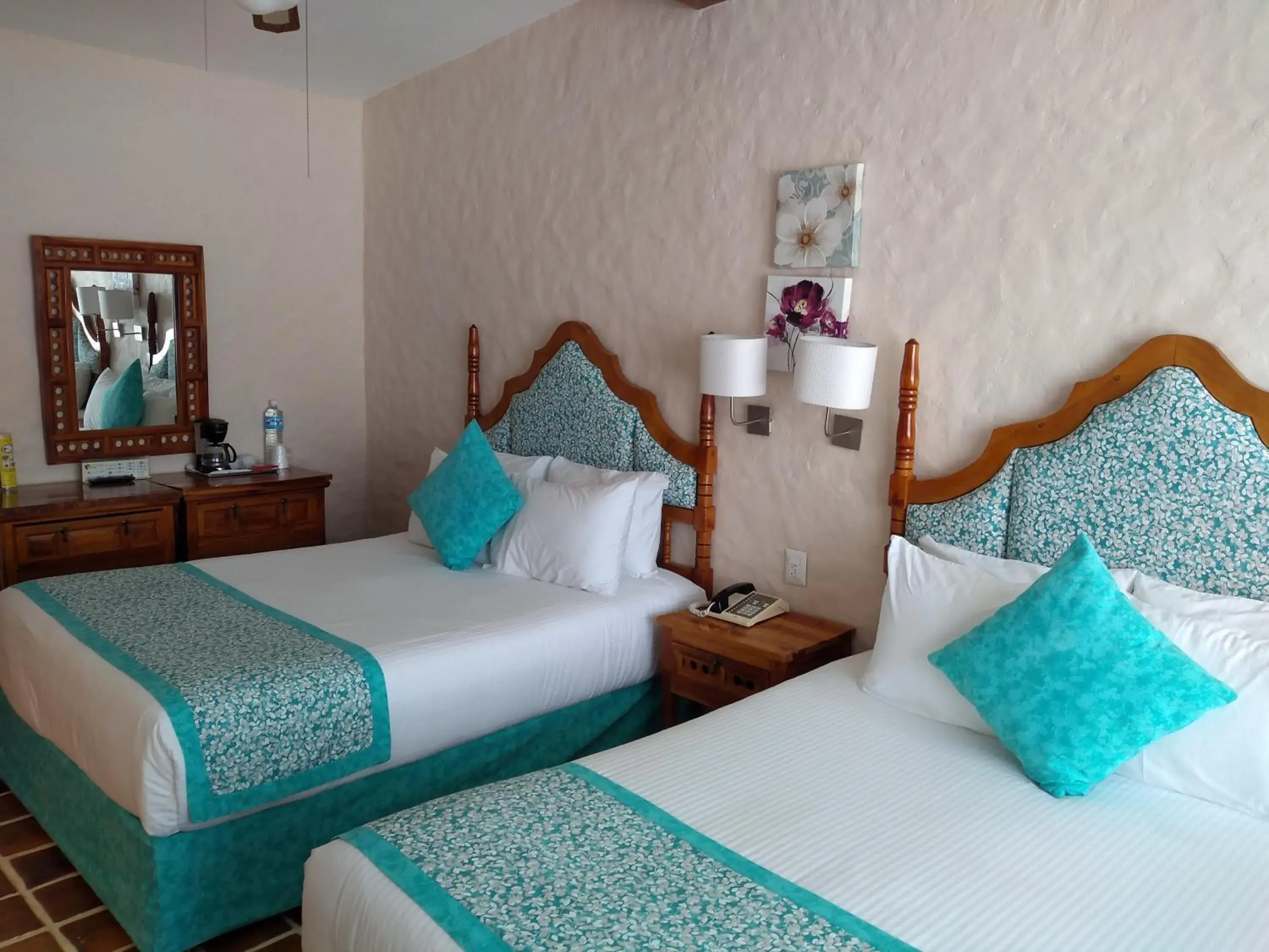 Photo of the whole room, Bed in Hotel Posada Quinta Las Flores