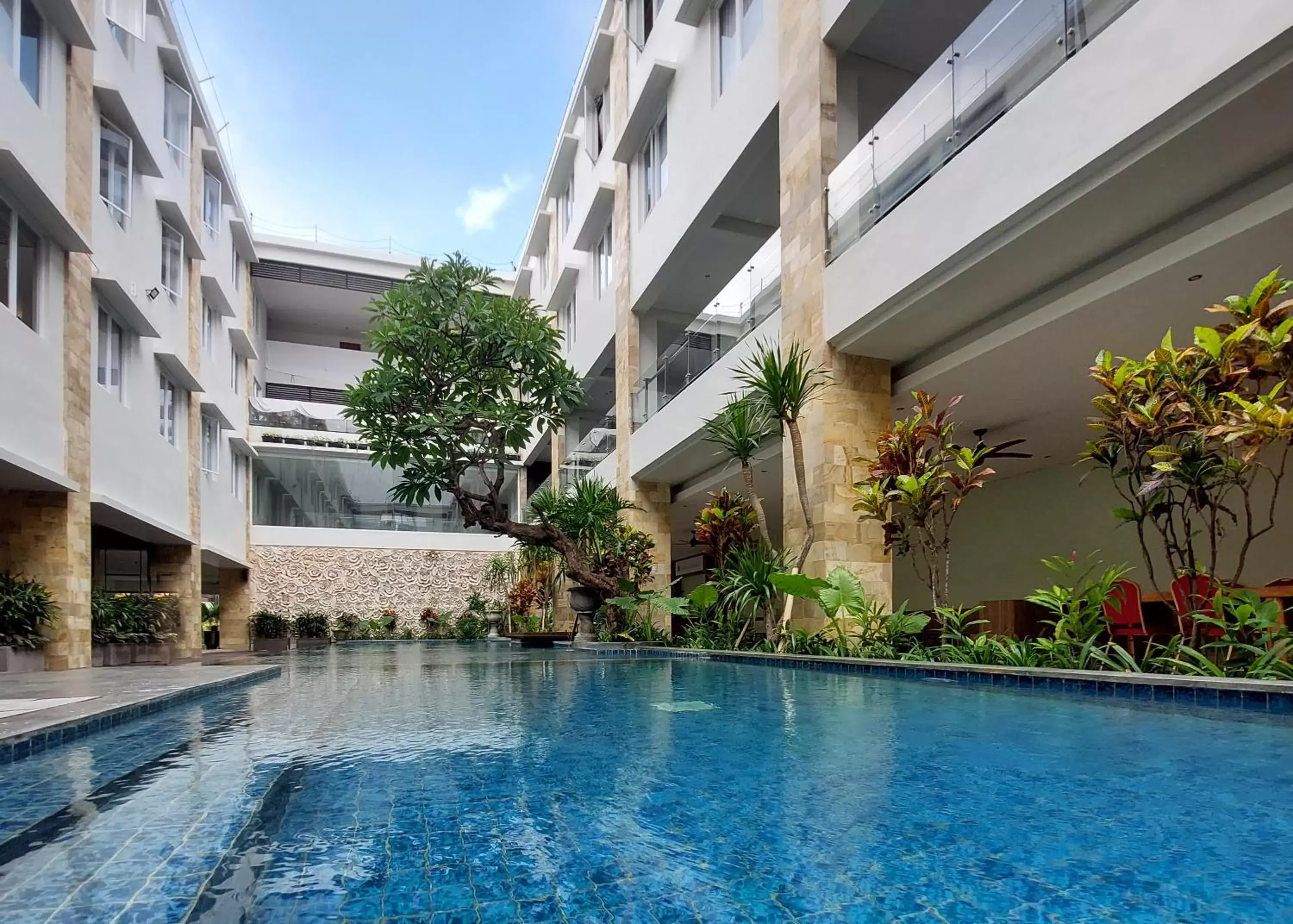 Property building, Swimming Pool in Crystalkuta Hotel - Bali