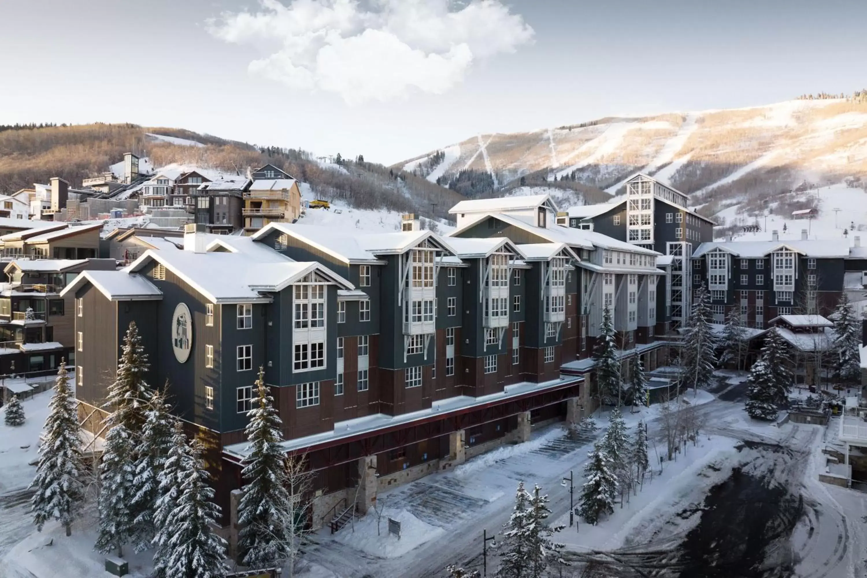 Property building, Winter in Marriott's MountainSide