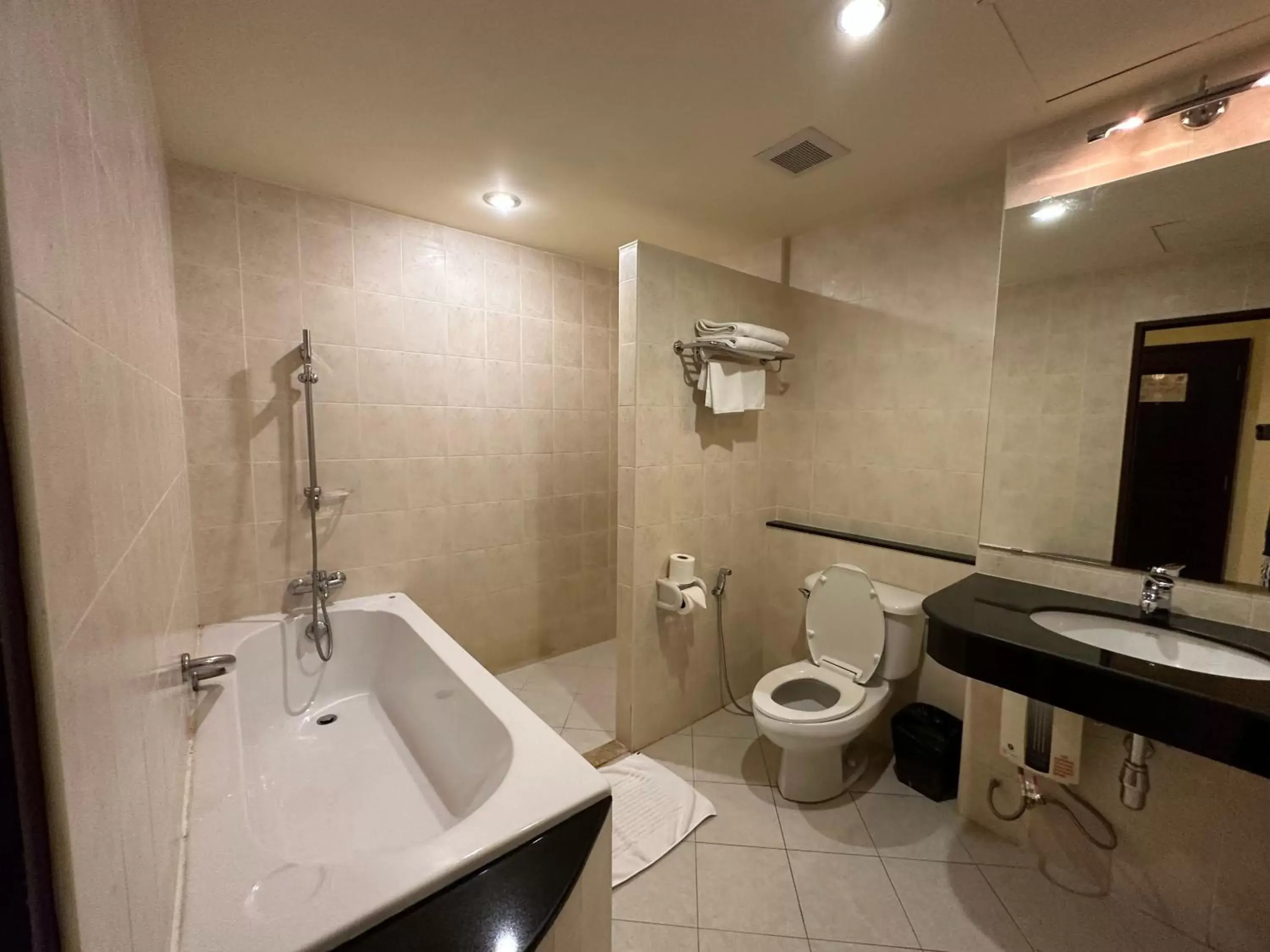 Shower, Bathroom in Copa Hotel