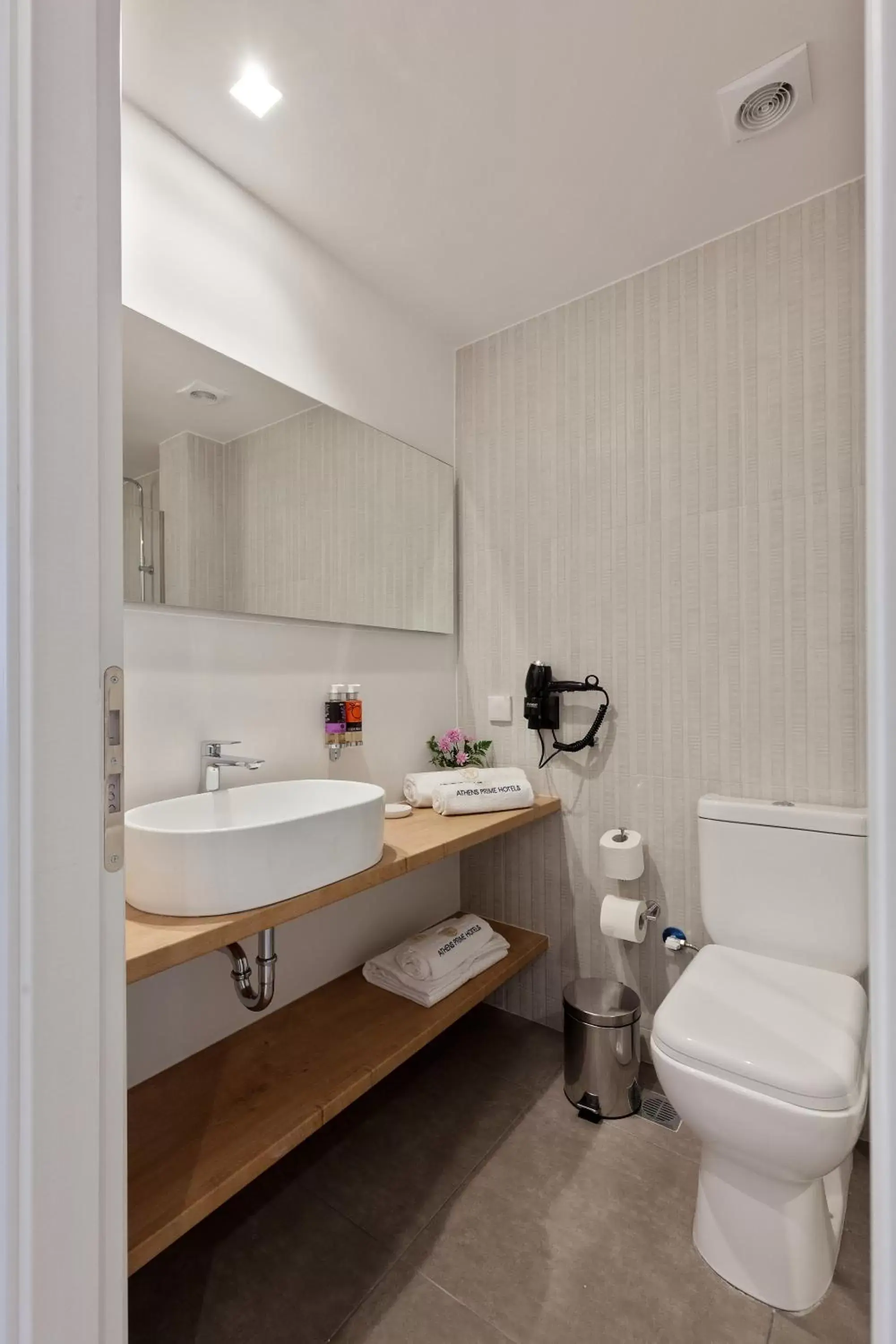Bathroom in Trendy Hotel by Athens Prime Hotels