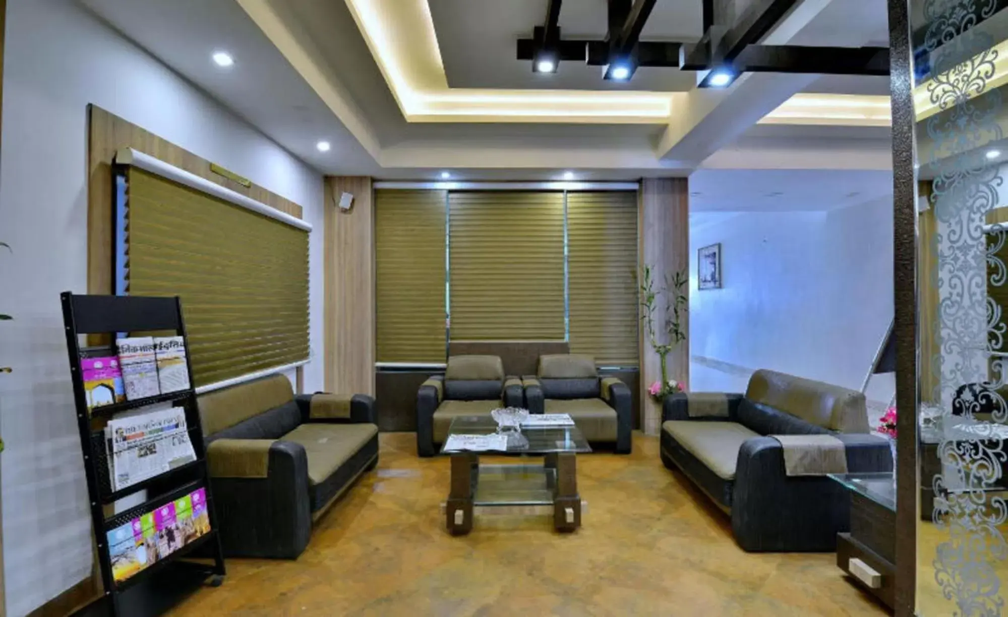 Lobby or reception in Hotel Samrat