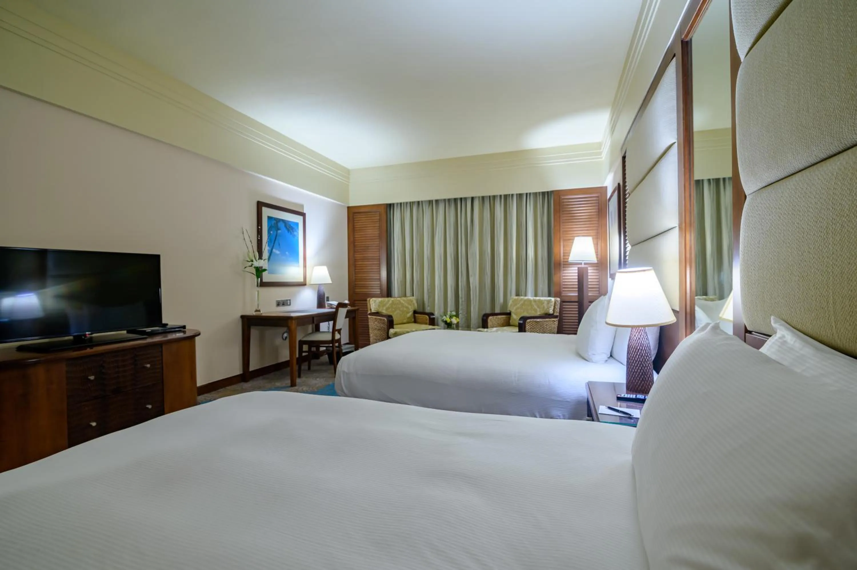 Bed in Danat Jebel Dhanna Resort