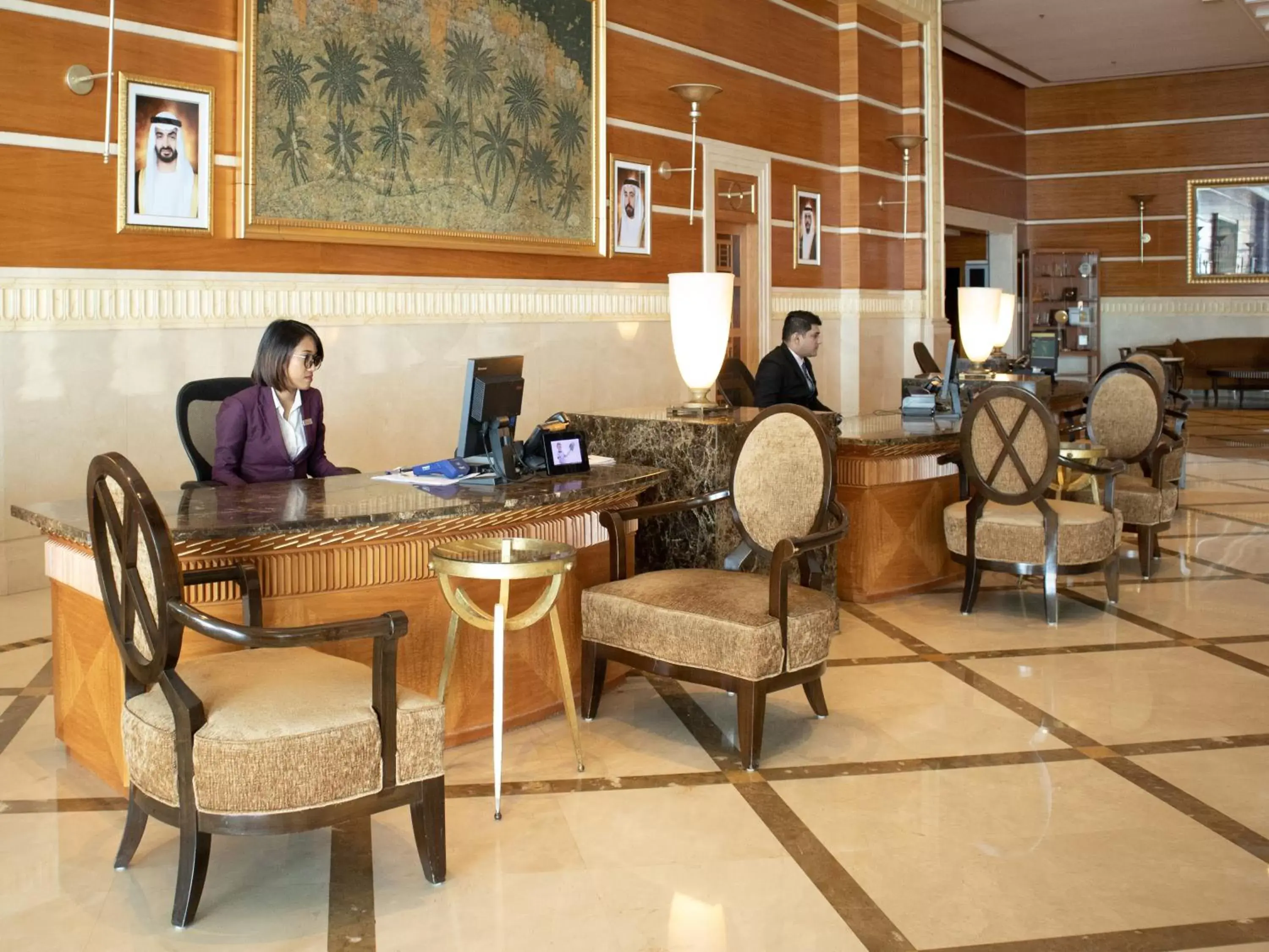 Lobby or reception, Restaurant/Places to Eat in Corniche Hotel Sharjah