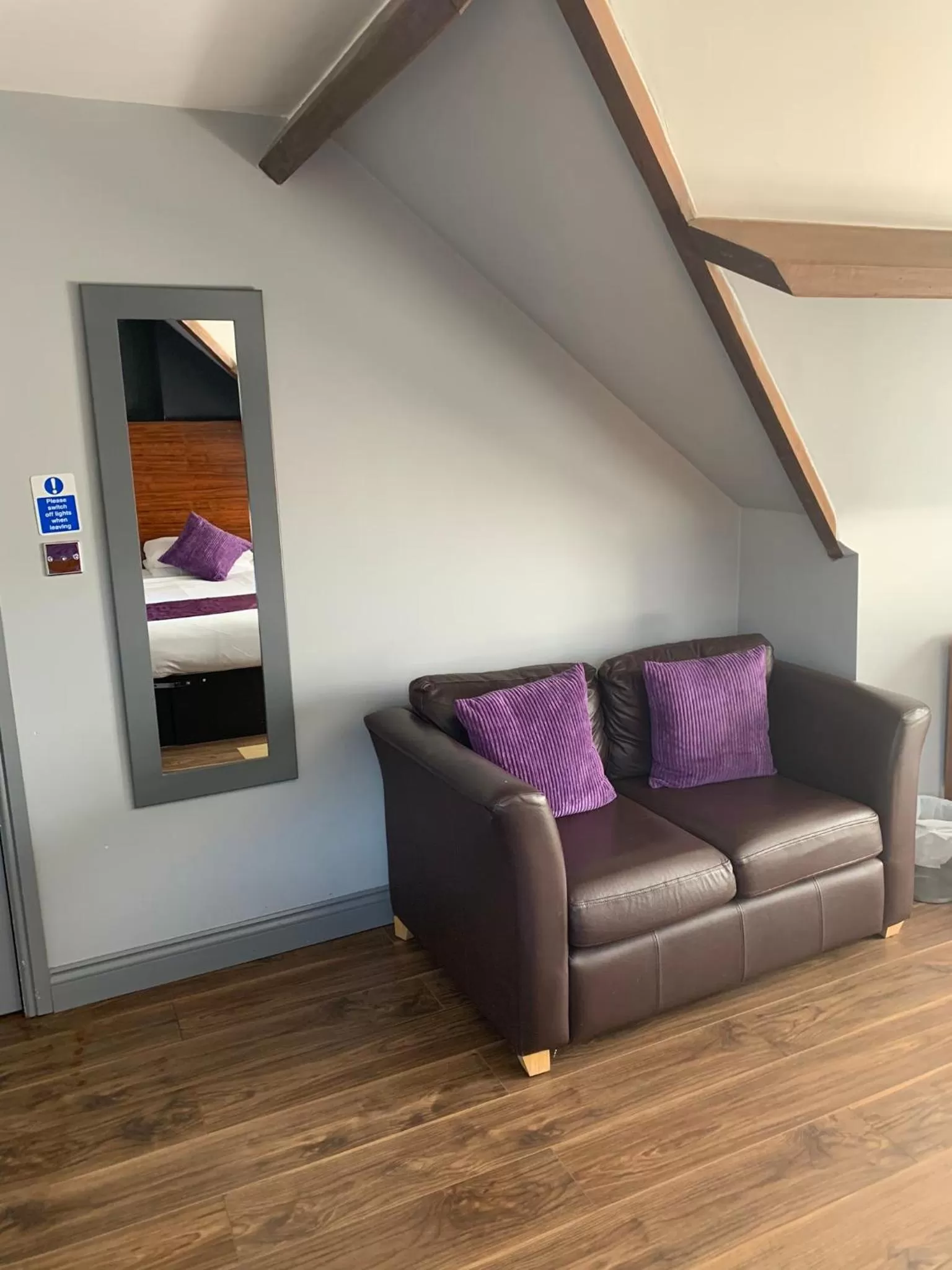 Seating area in Bennetts Hotel