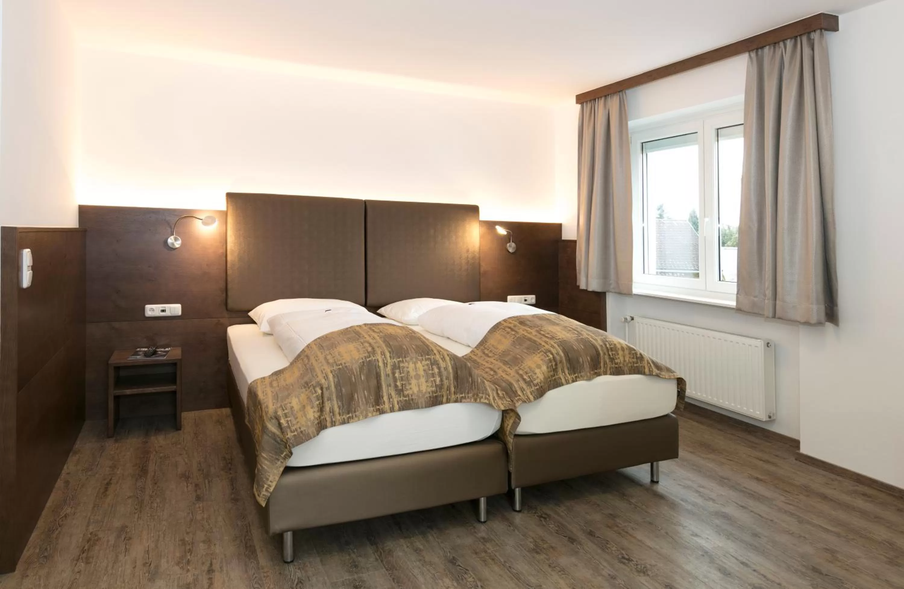 Decorative detail, Bed in Der Kaiserhof Ried