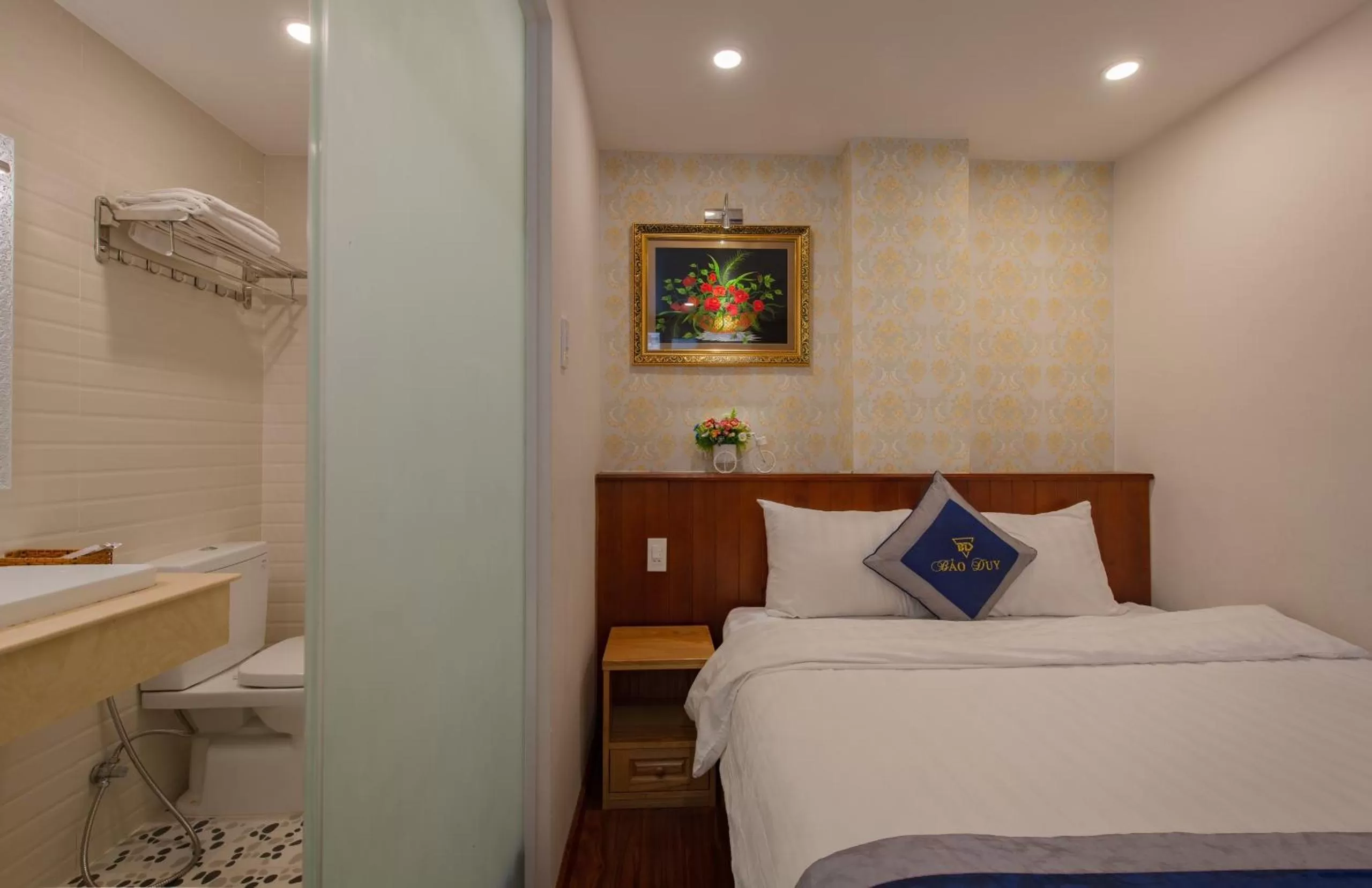 Bed in Hotel Bao Duy