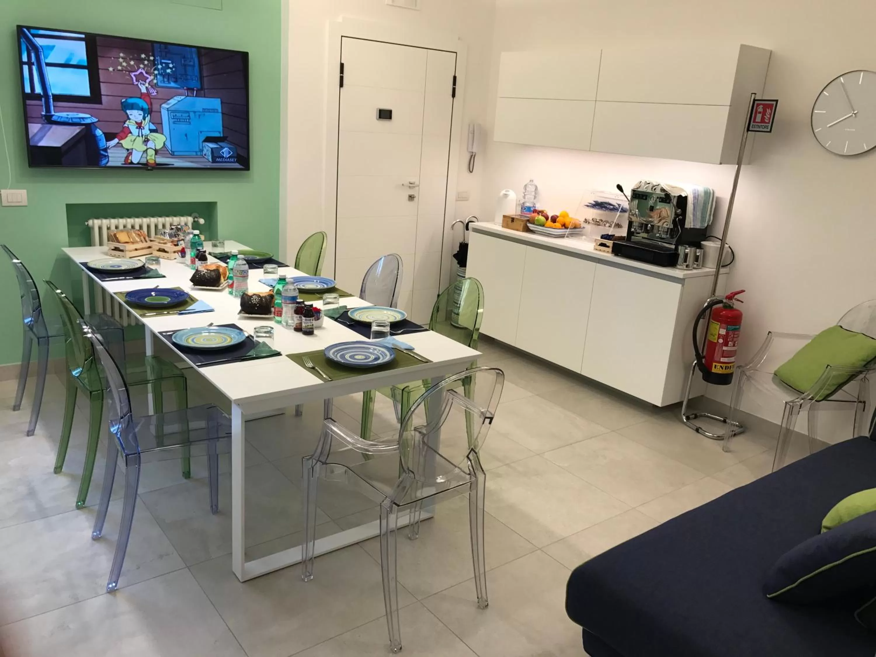 Communal kitchen in Al Parco Primavera B&B