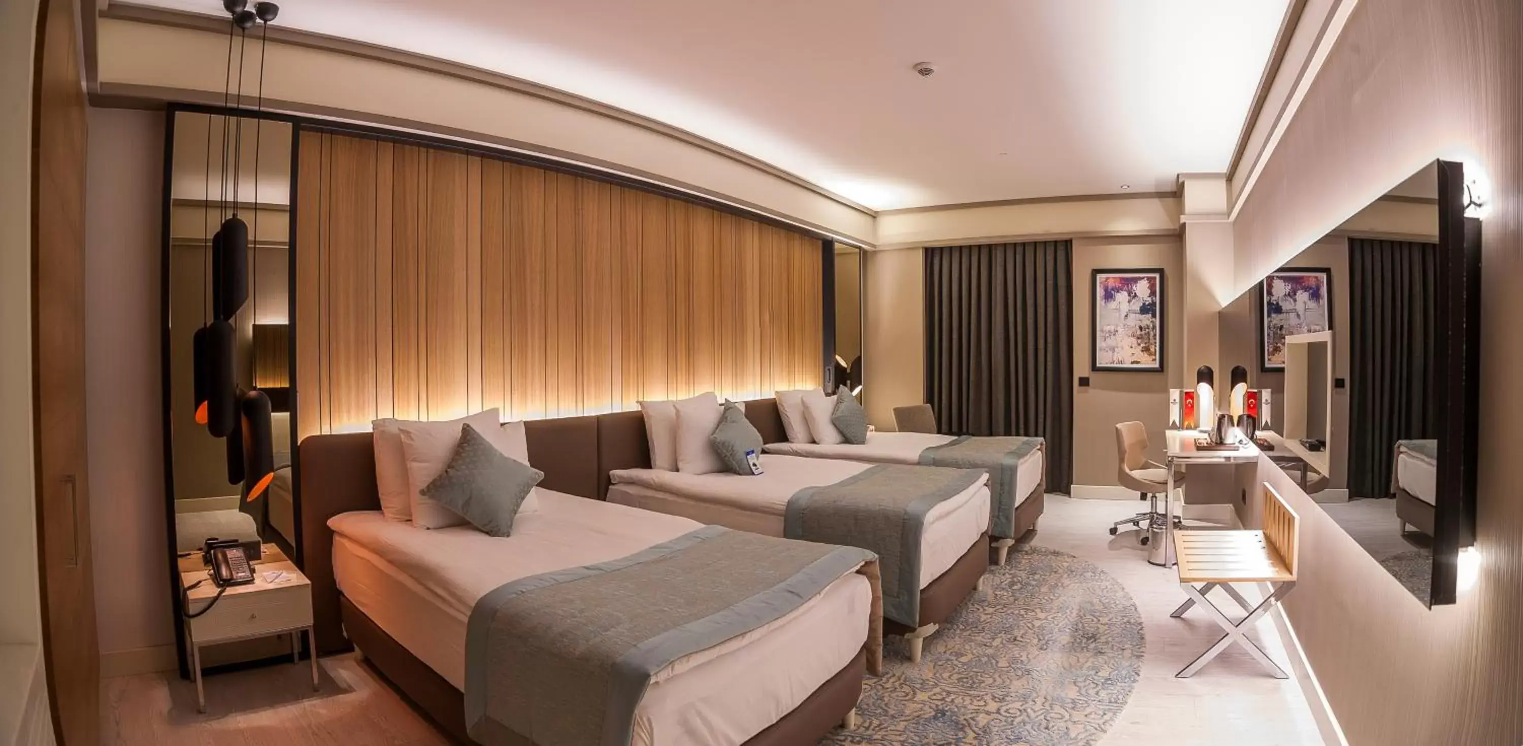 Seating area, Bed in Bayır Diamond Hotel & Convention Center Konya