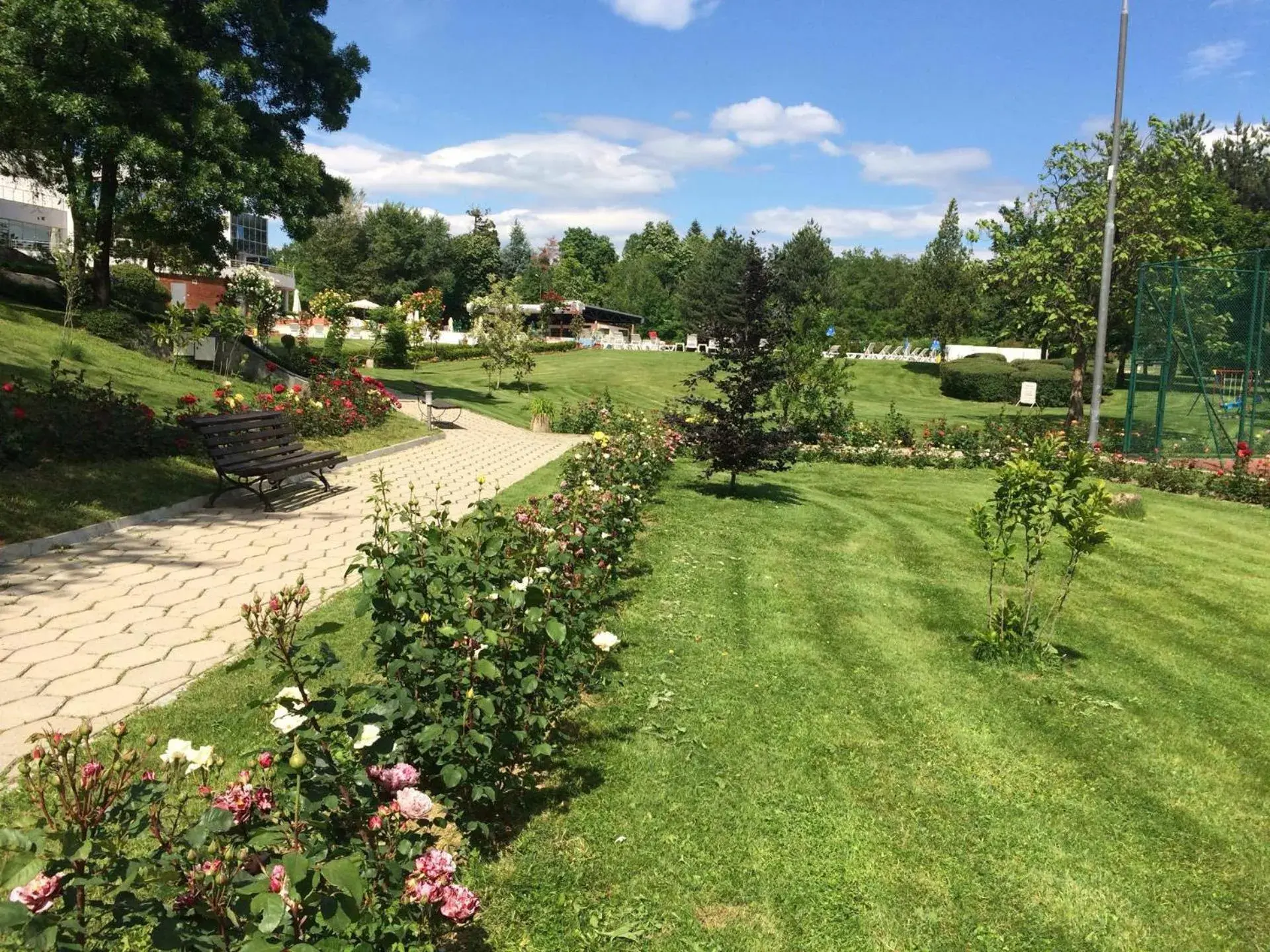 Garden in Hissar Spa Hotel