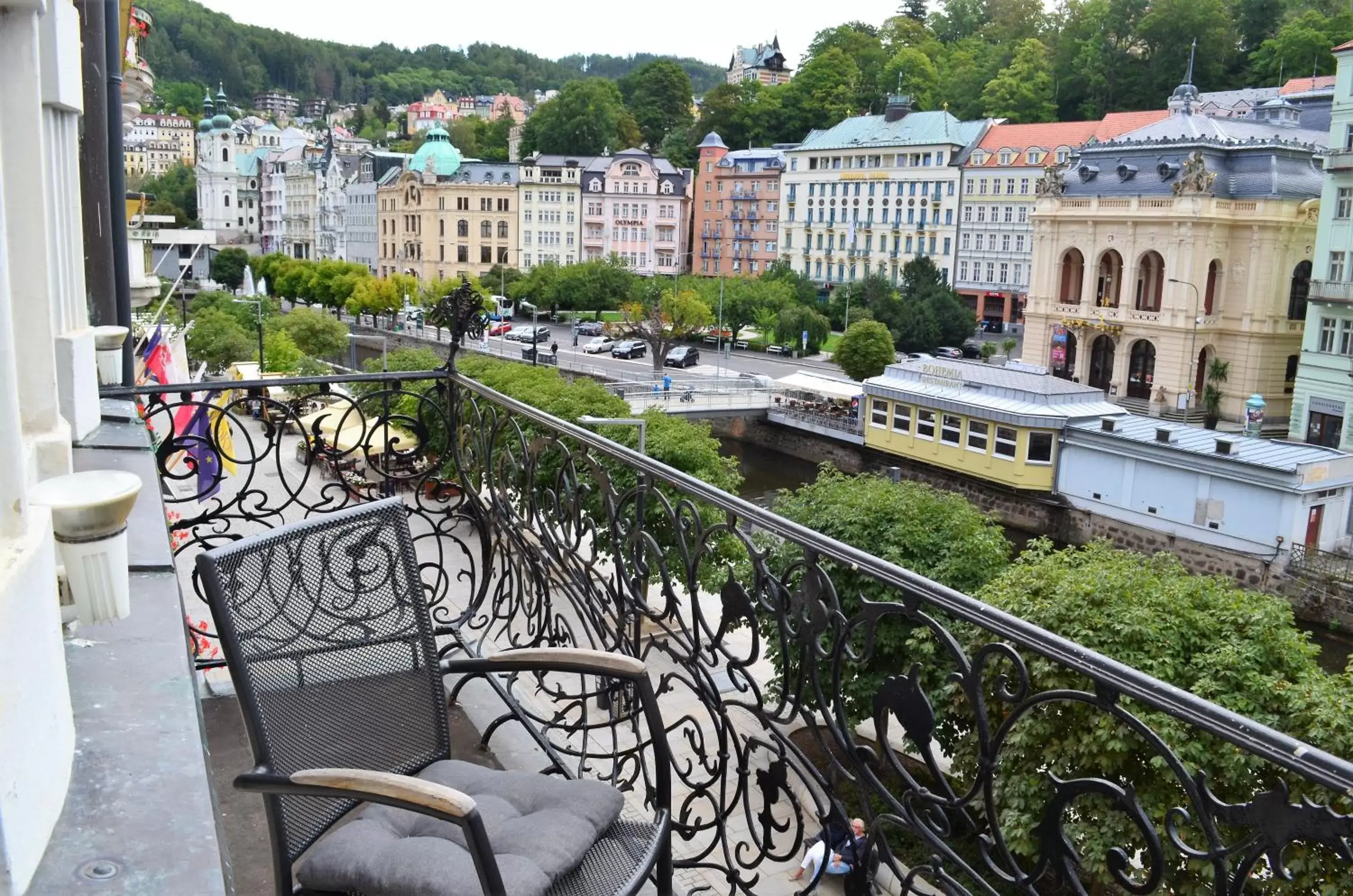 Balcony/Terrace in Hotel Palacky