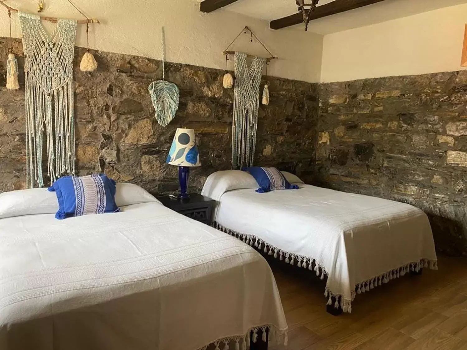 Bed in Grann Posada Xilitla