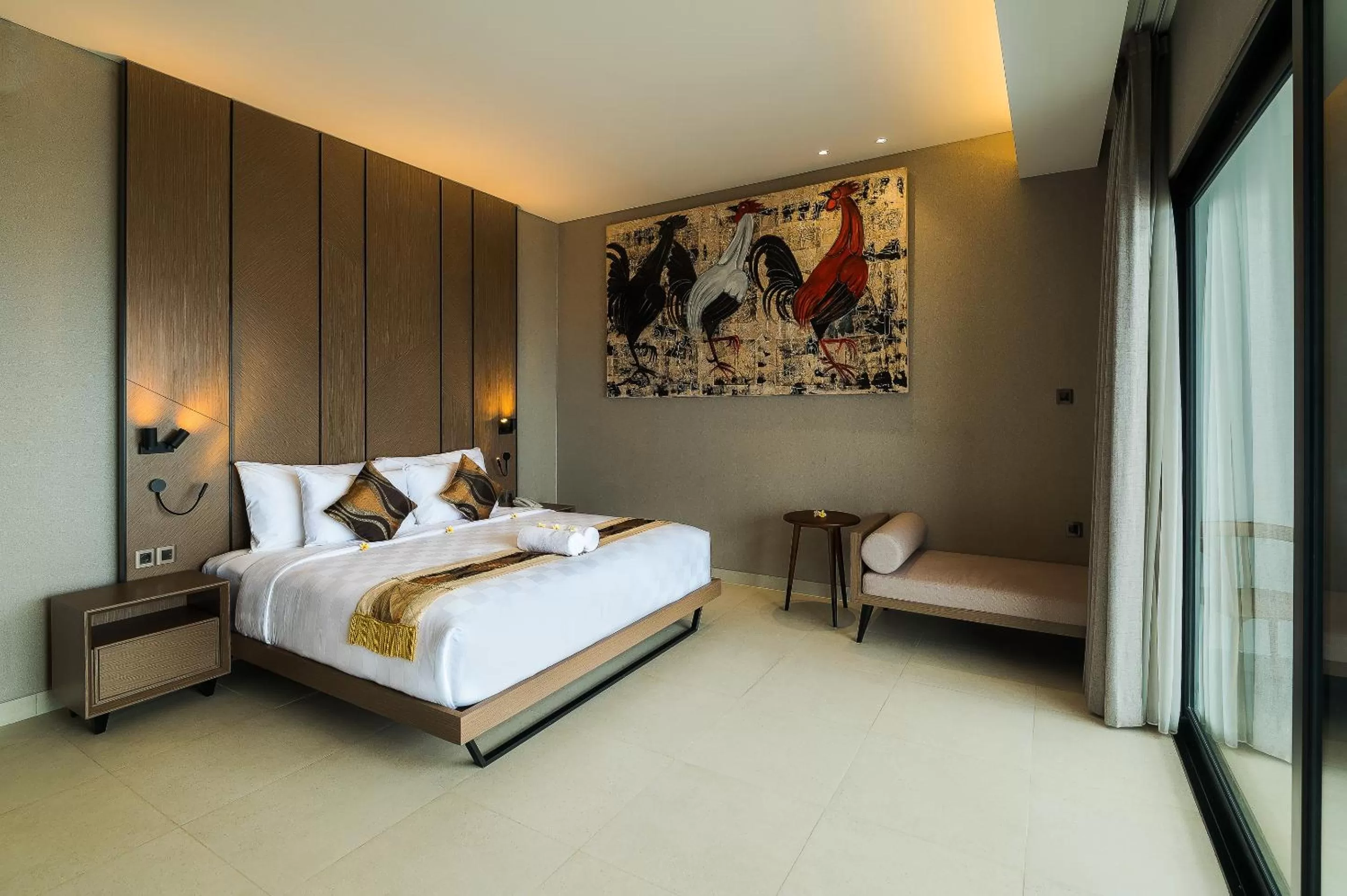 Bed in Padmasari Resort Lovina