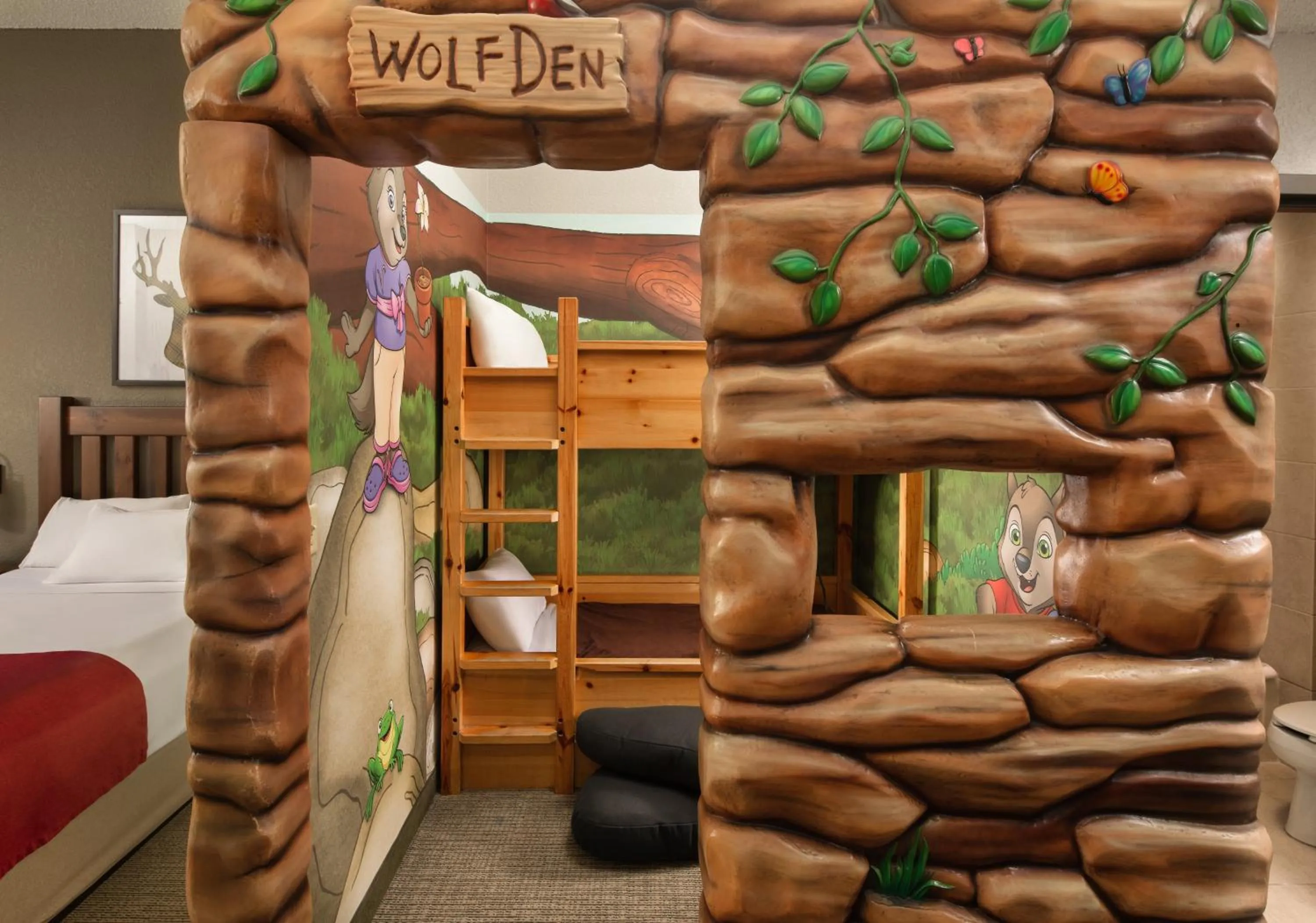 Bed in Great Wolf Lodge Grapevine