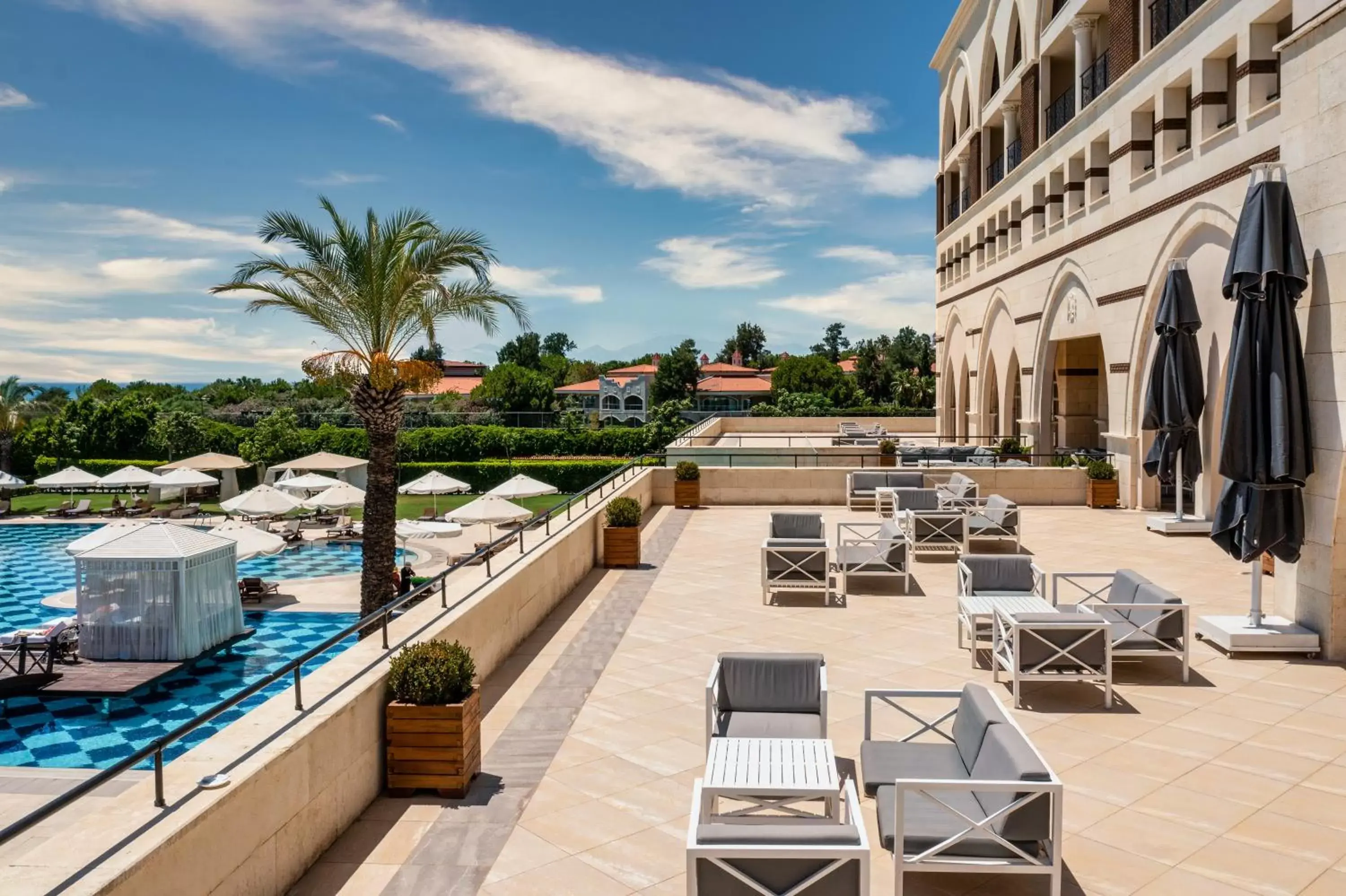 Property building, Swimming Pool in Kempinski Hotel The Dome Belek