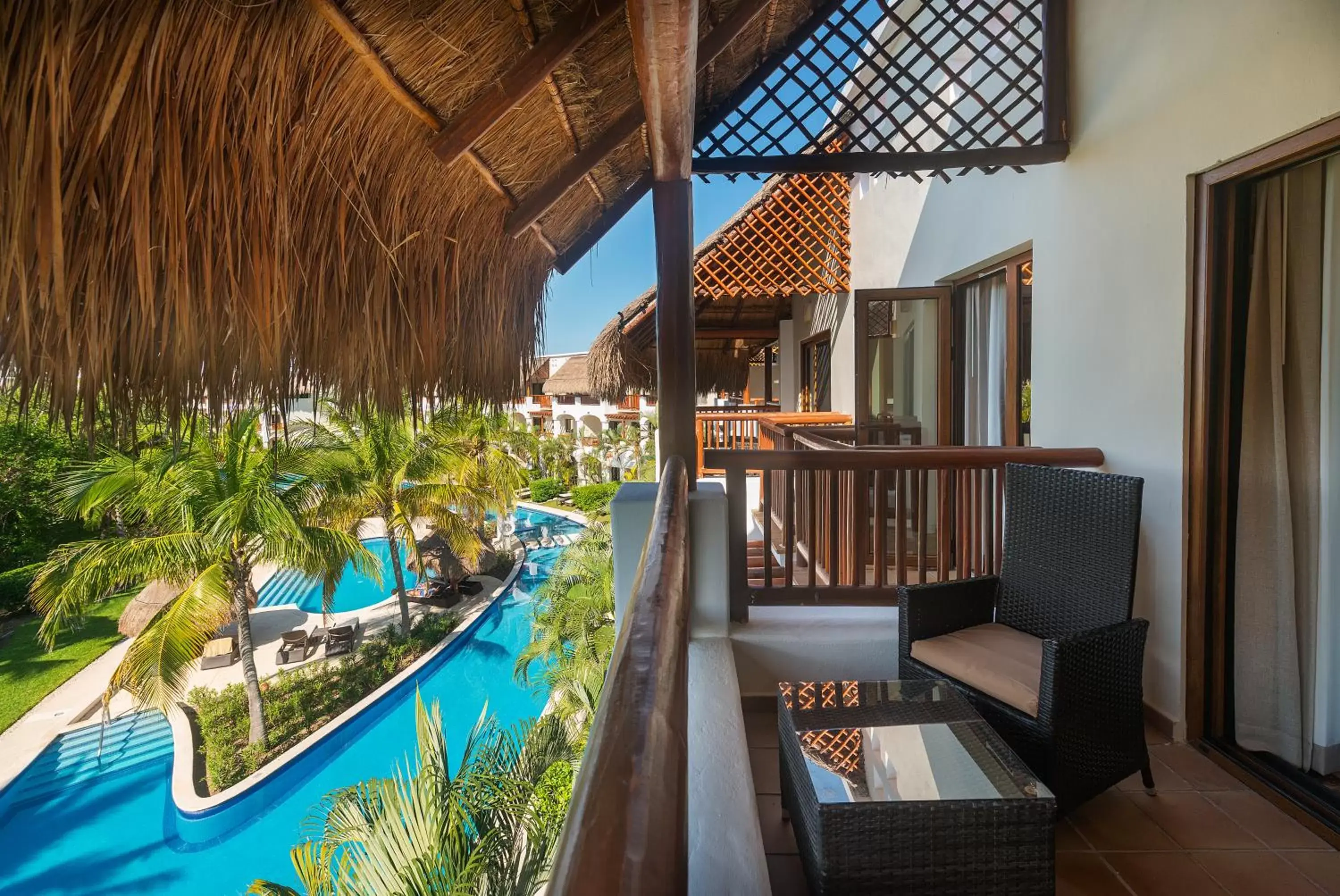 Balcony/Terrace, Pool View in Valentin Imperial Riviera Maya All Inclusive - Adults Only