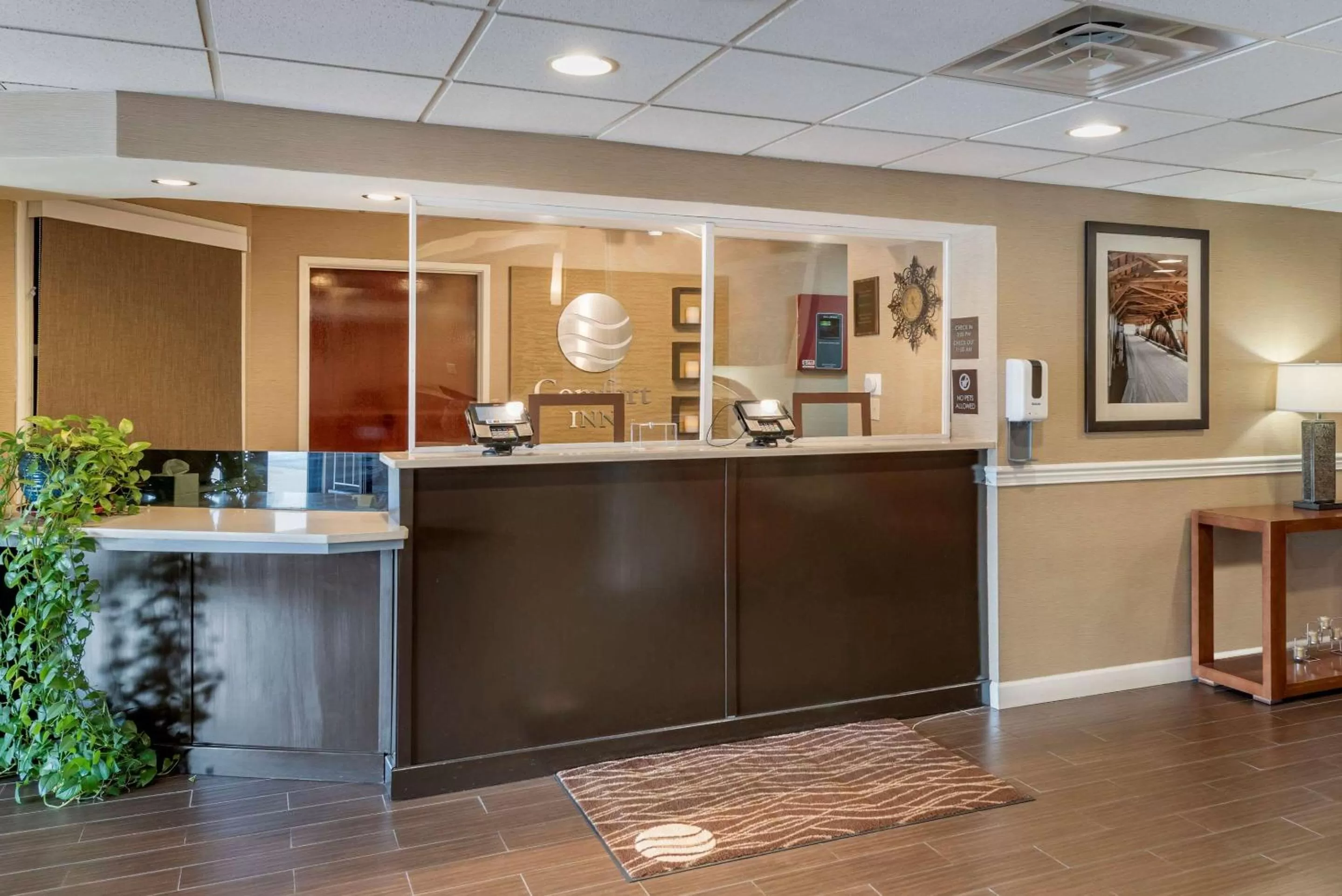 Lobby or reception in Comfort Inn Madison near Clifty Falls