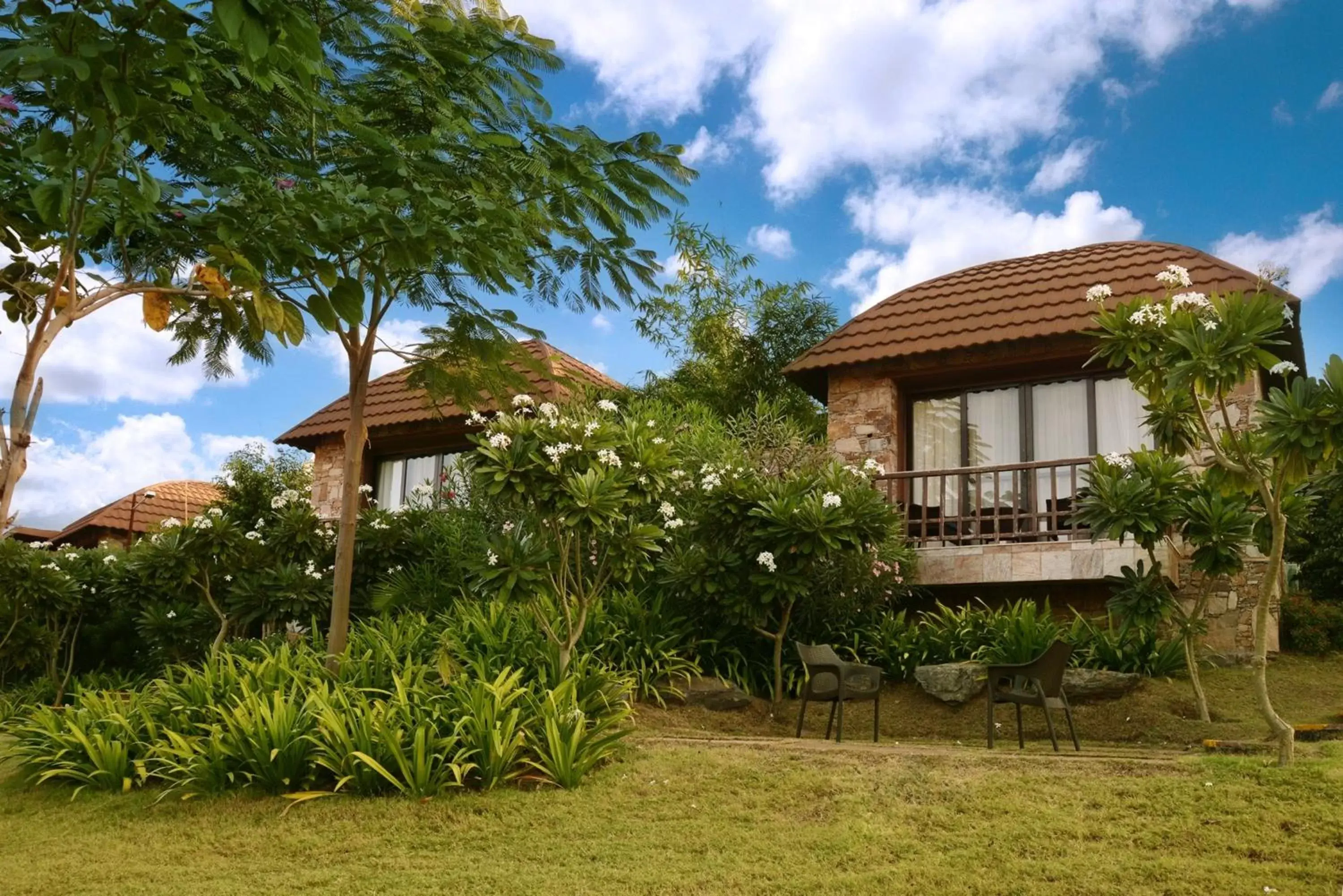 Facade/entrance, Property Building in The Ananta Udaipur Resort & Spa