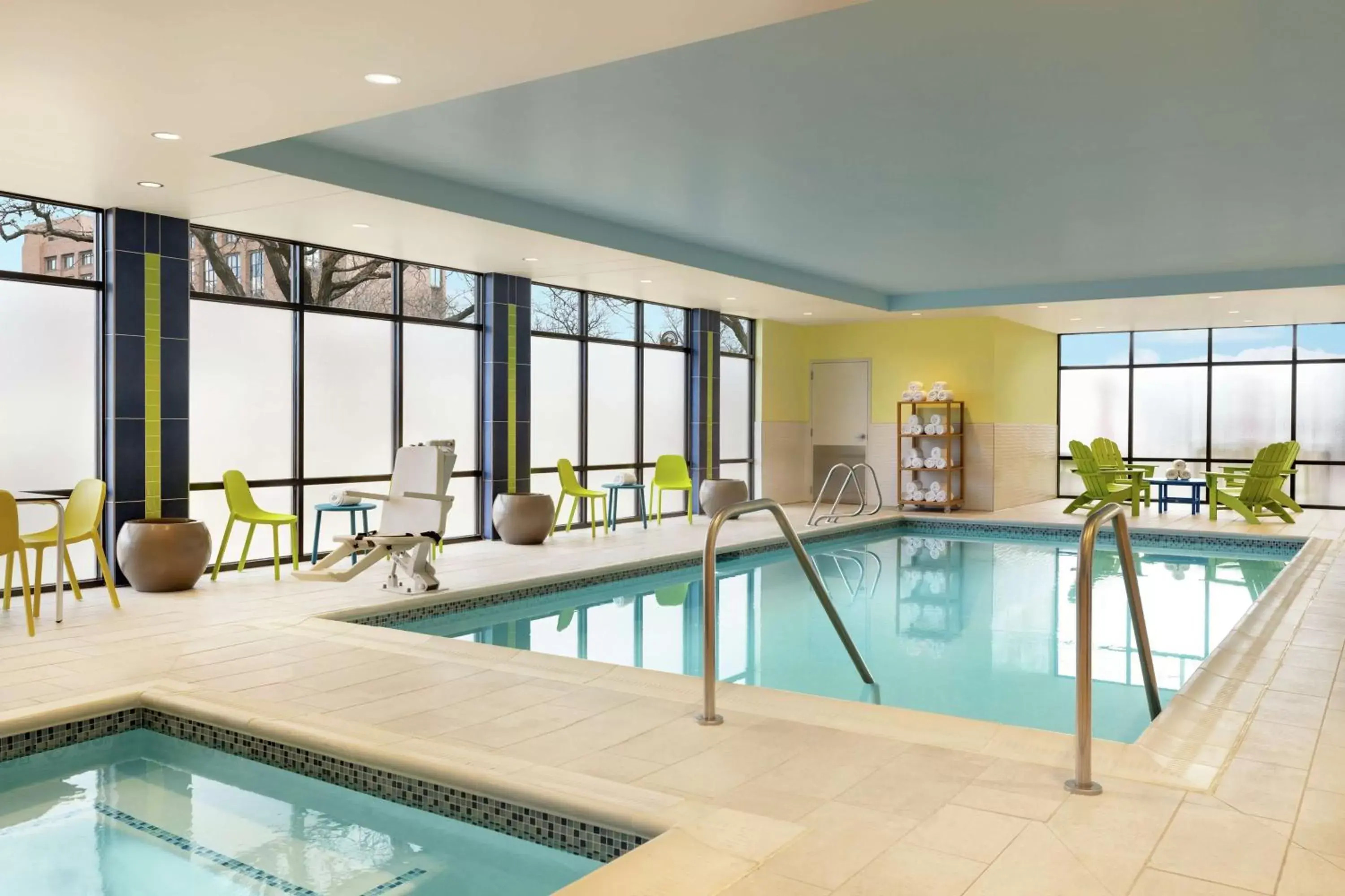 Pool view in Home2 Suites By Hilton Ogden Pool view in Home2 Suites By Hilton Ogden